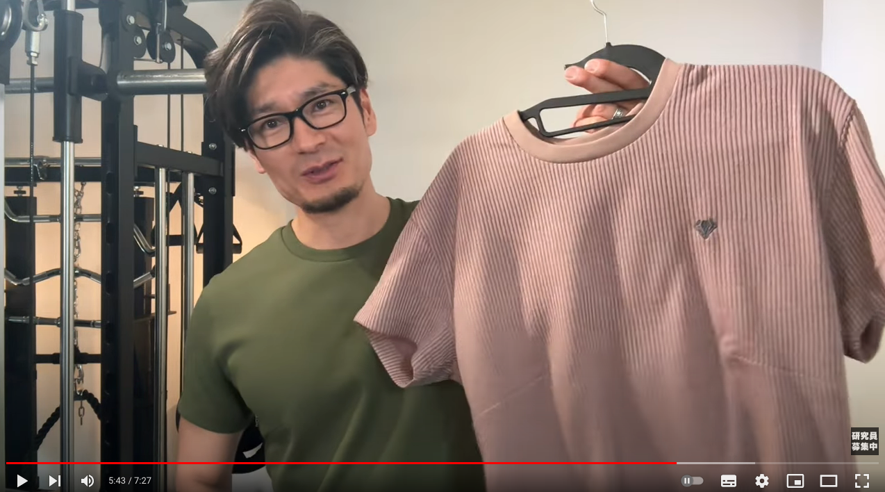 BBJのトップモデル、ダイチさんが紹介する夏の新作Tシャツ
