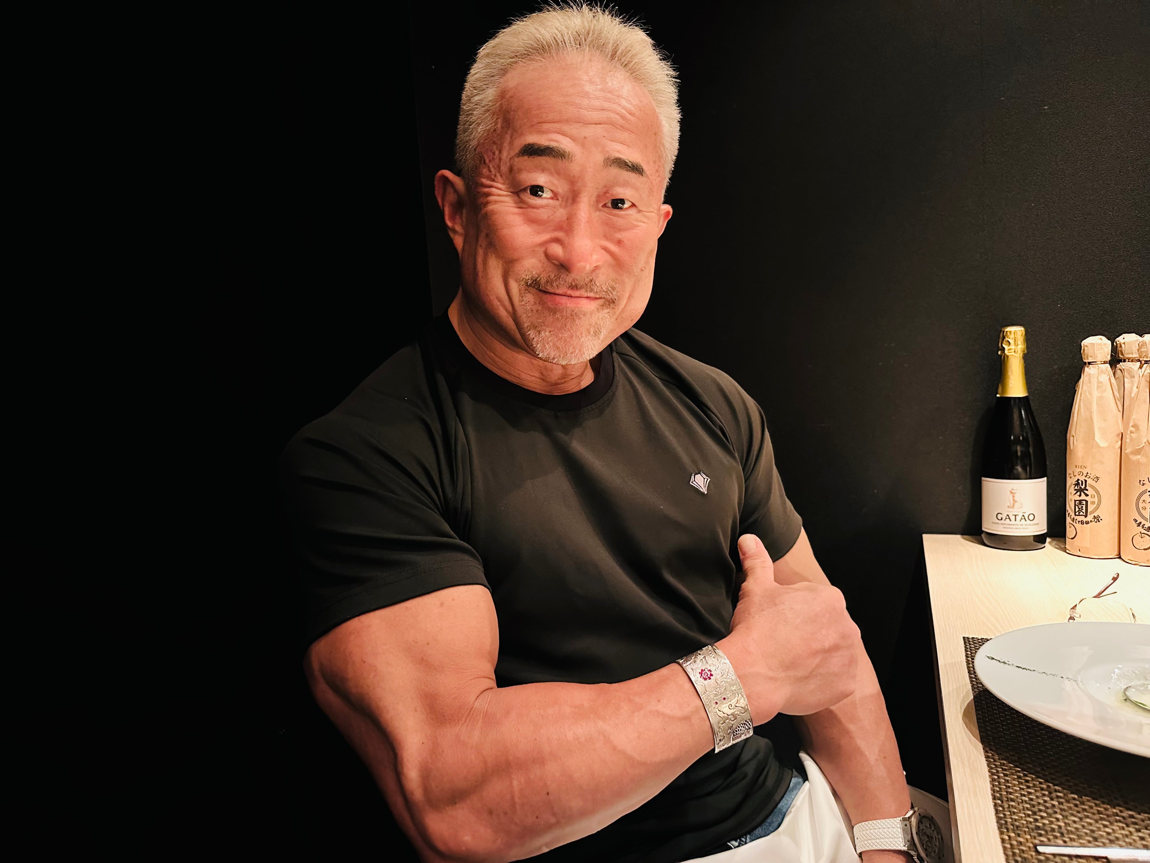 角田信朗さんがPHYSIQUE FRAMEを大絶賛!