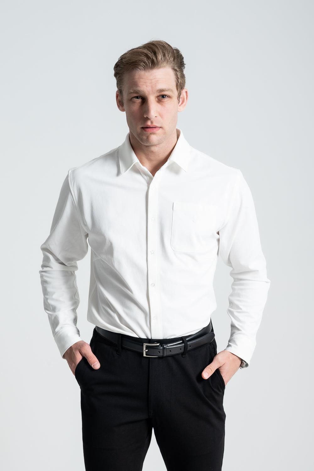 Prime Stretch Shirt - WHITE