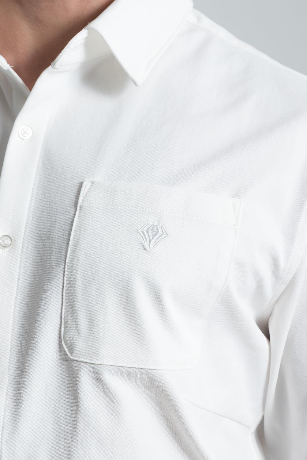 Prime Stretch Shirt - WHITE