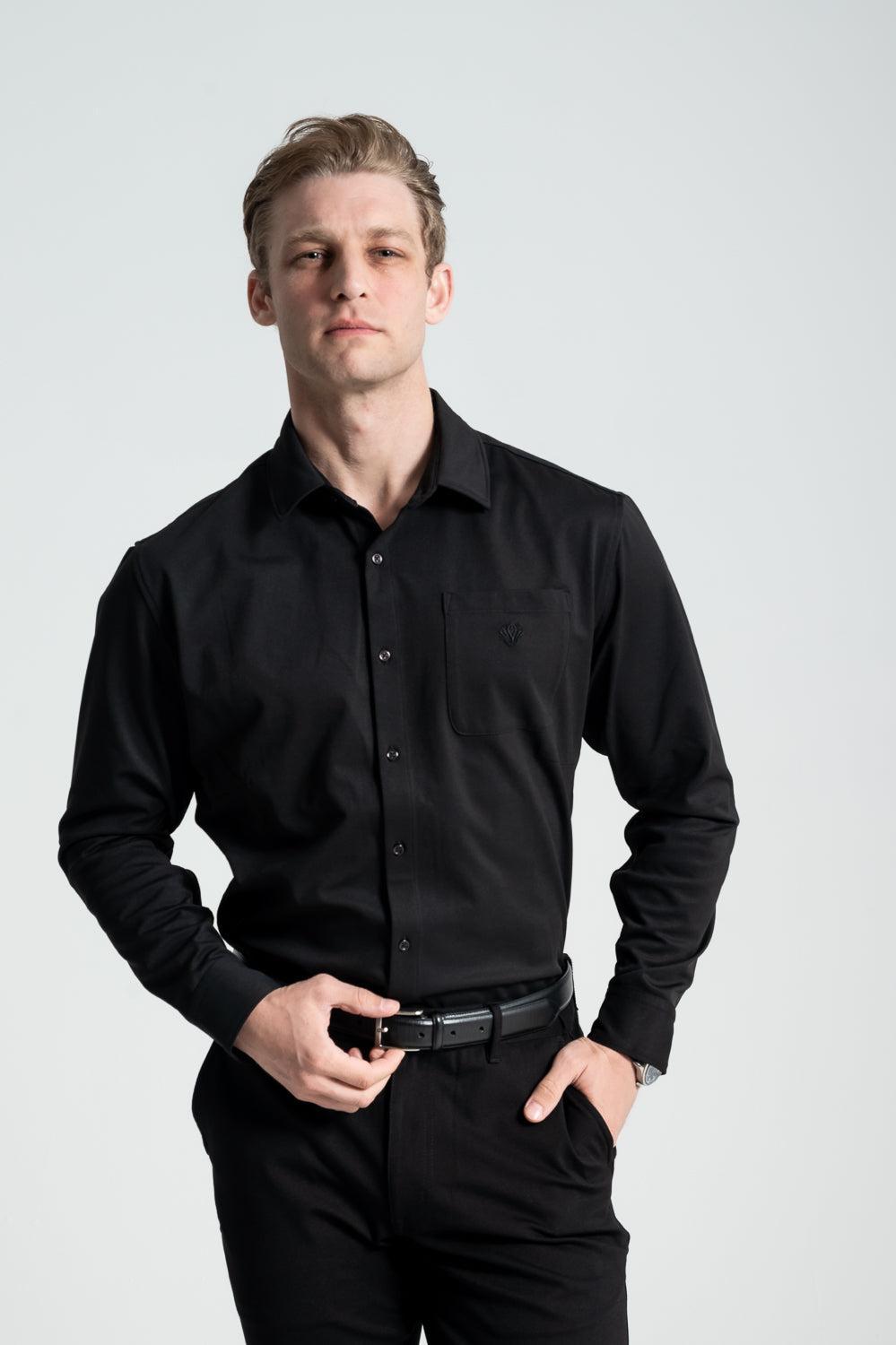 Prime Stretch Shirt - BLACK