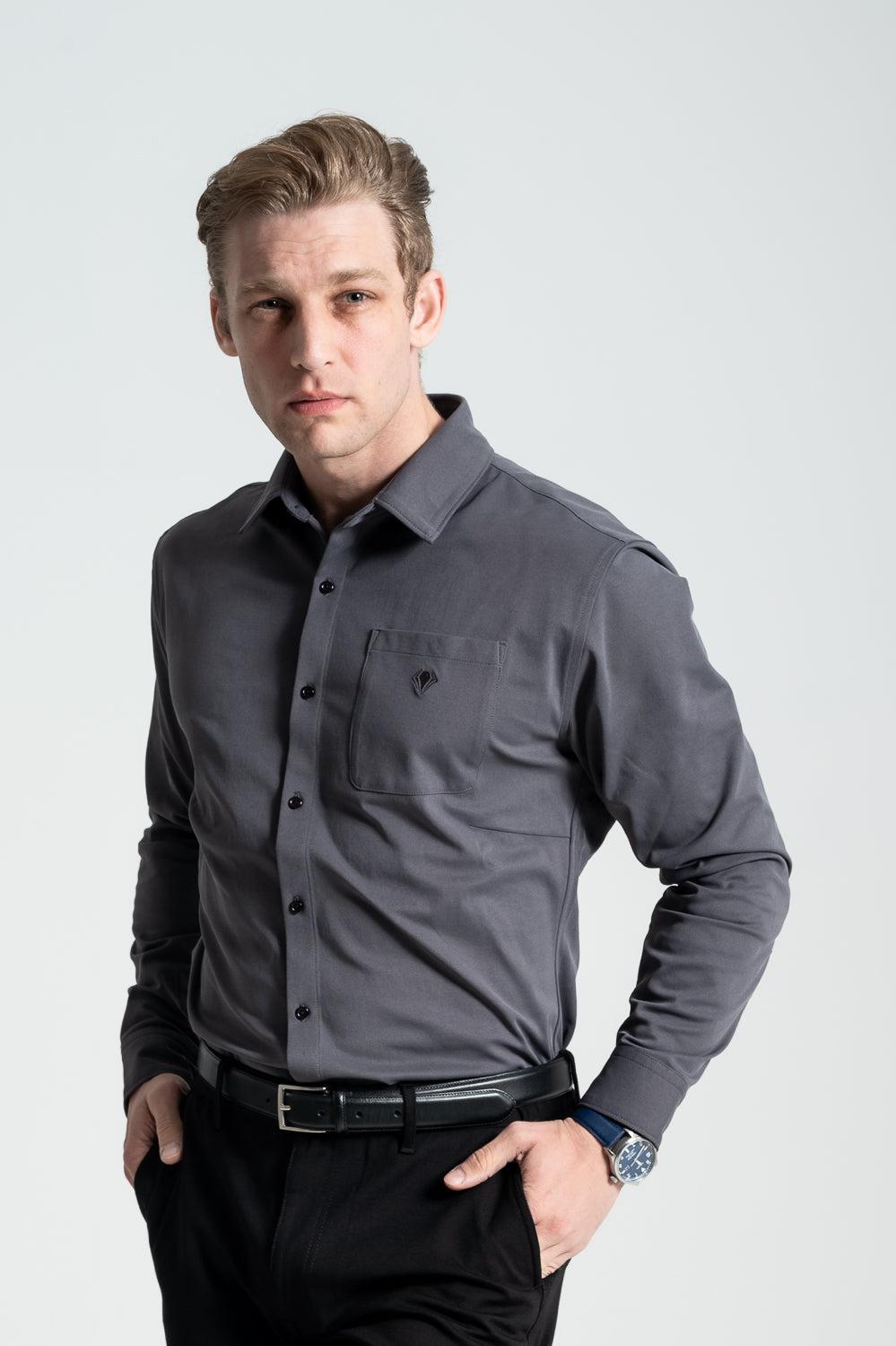 Prime Stretch Shirt - GRAY