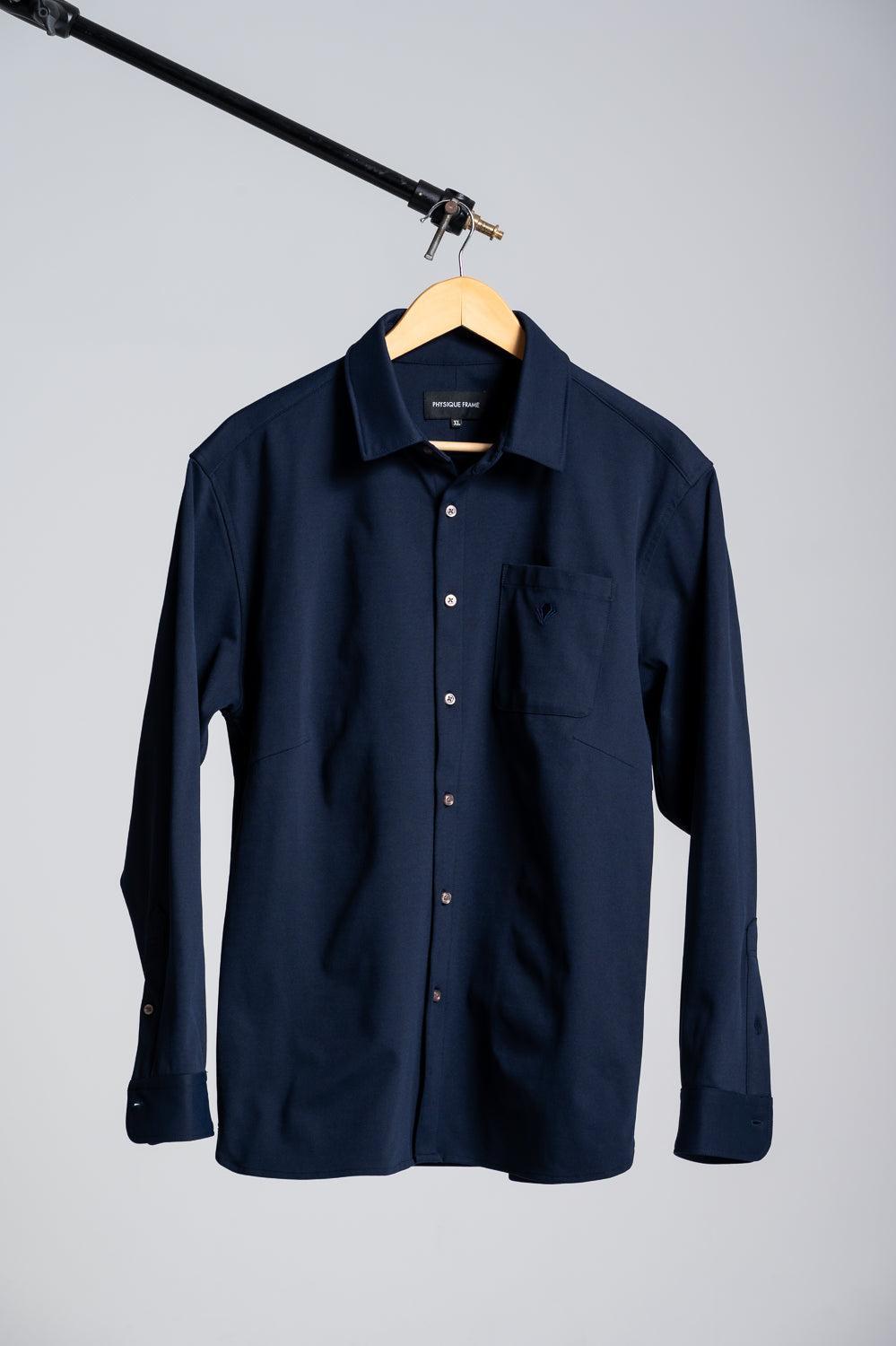 【RE-ARRIVAL】 スマートフォルム エンブレムシャツ