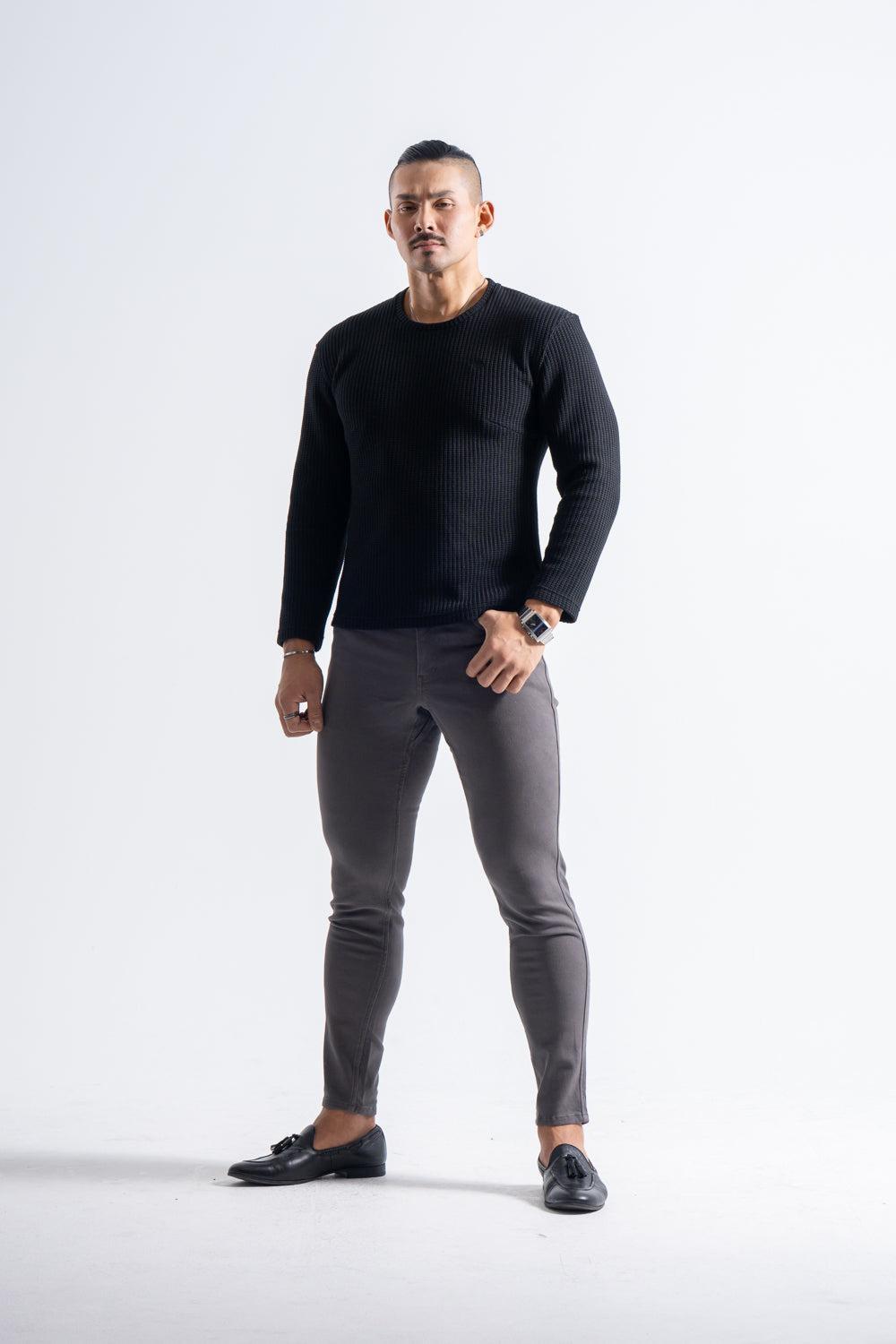 【強靭な脚がカッコ良い】 ハイストレッチスリムパンツ