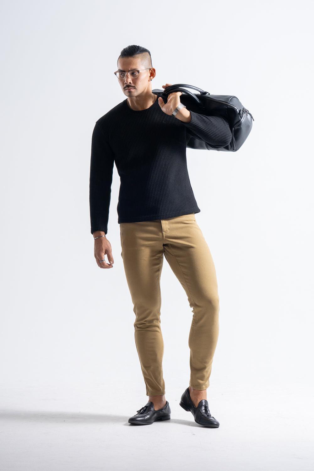 【強靭な脚がカッコ良い】 ハイストレッチスリムパンツ