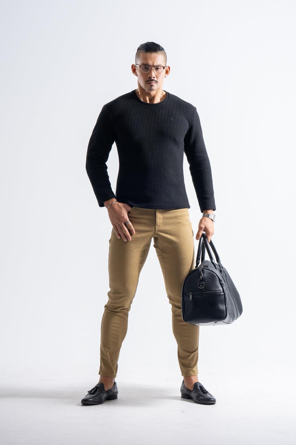 【強靭な脚がカッコ良い】 ハイストレッチスリムパンツ