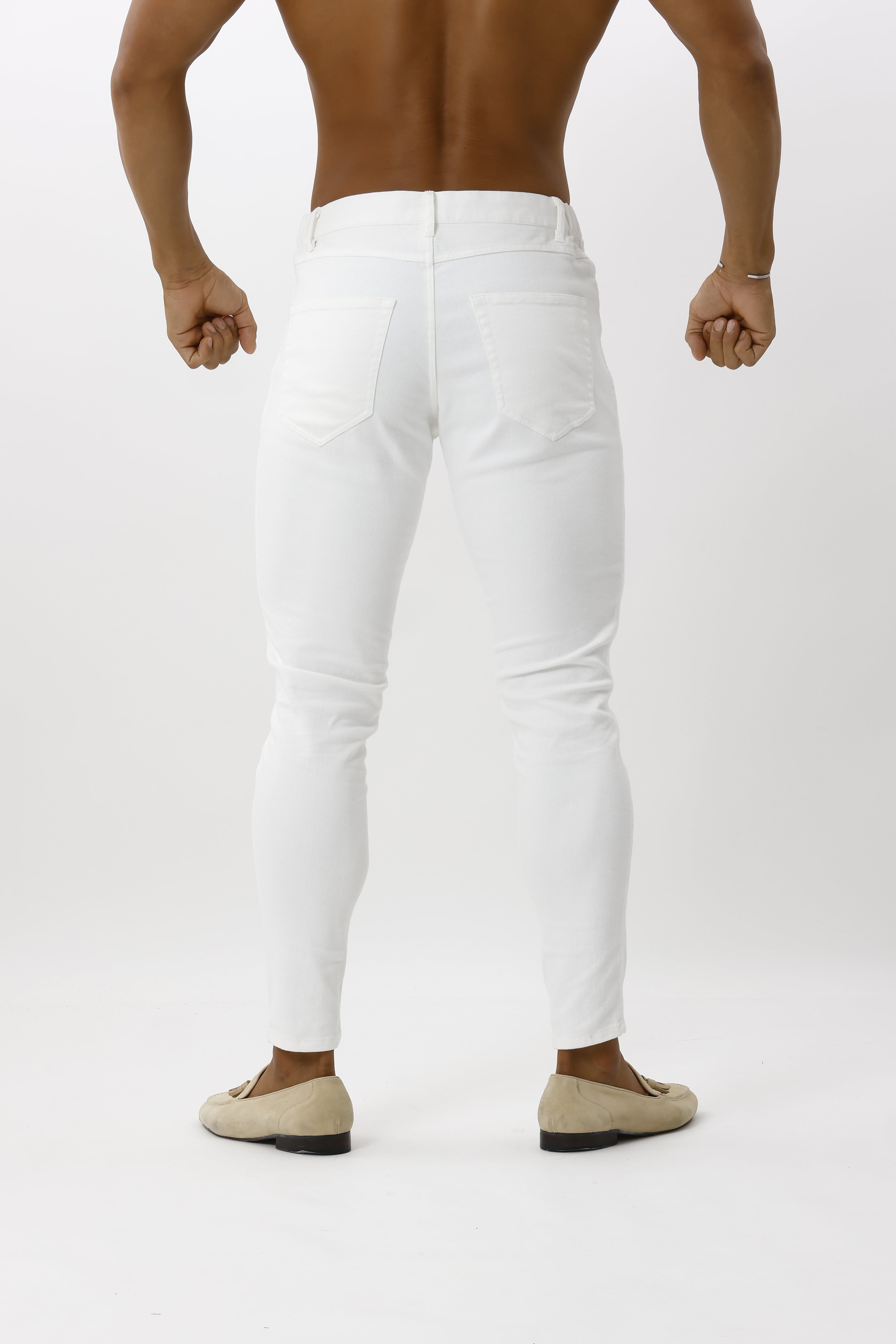 【強靭な脚がカッコ良い】 ハイストレッチスリムパンツ