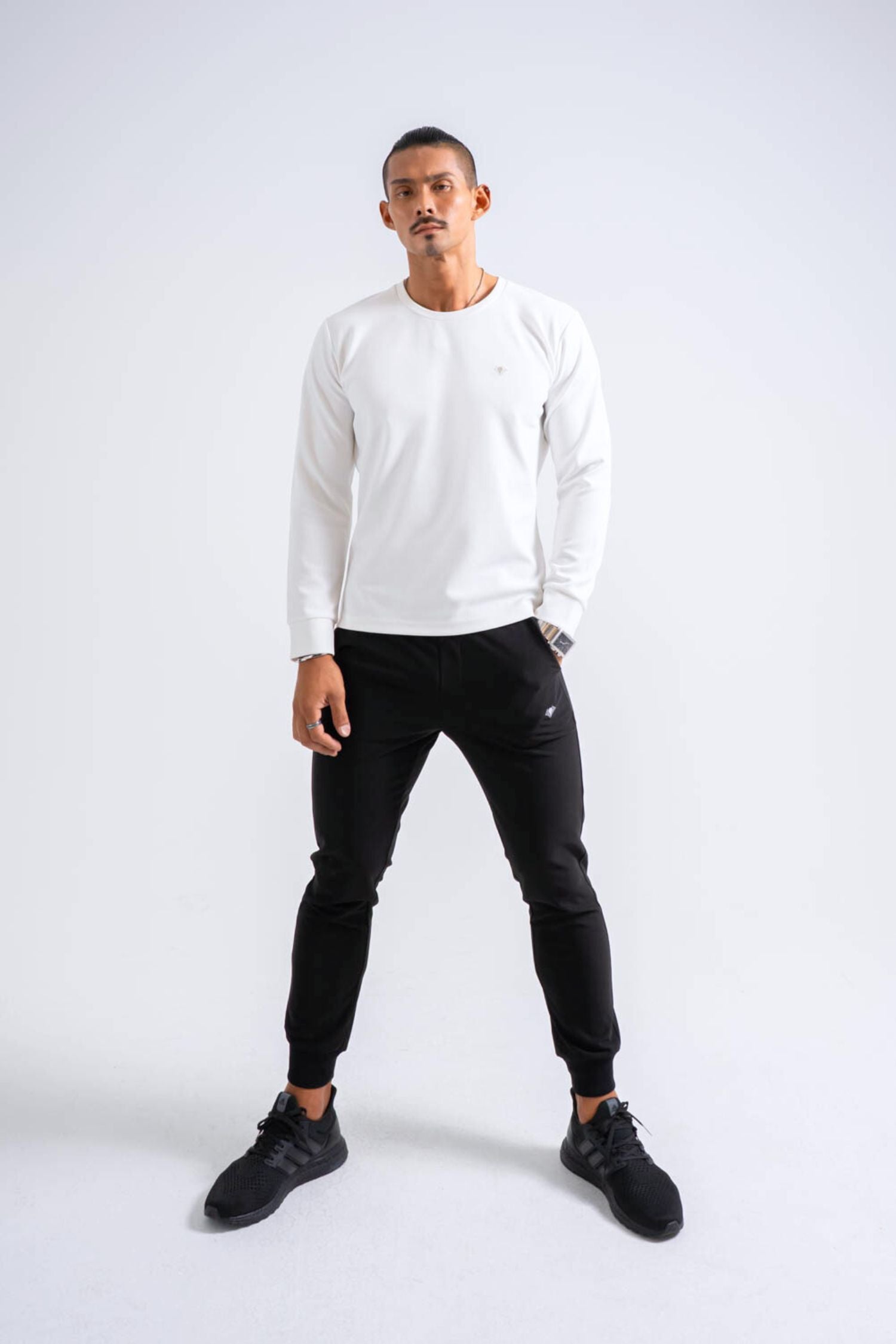 【NEW】 Hybrid Tee Long Sleeve - WHITE