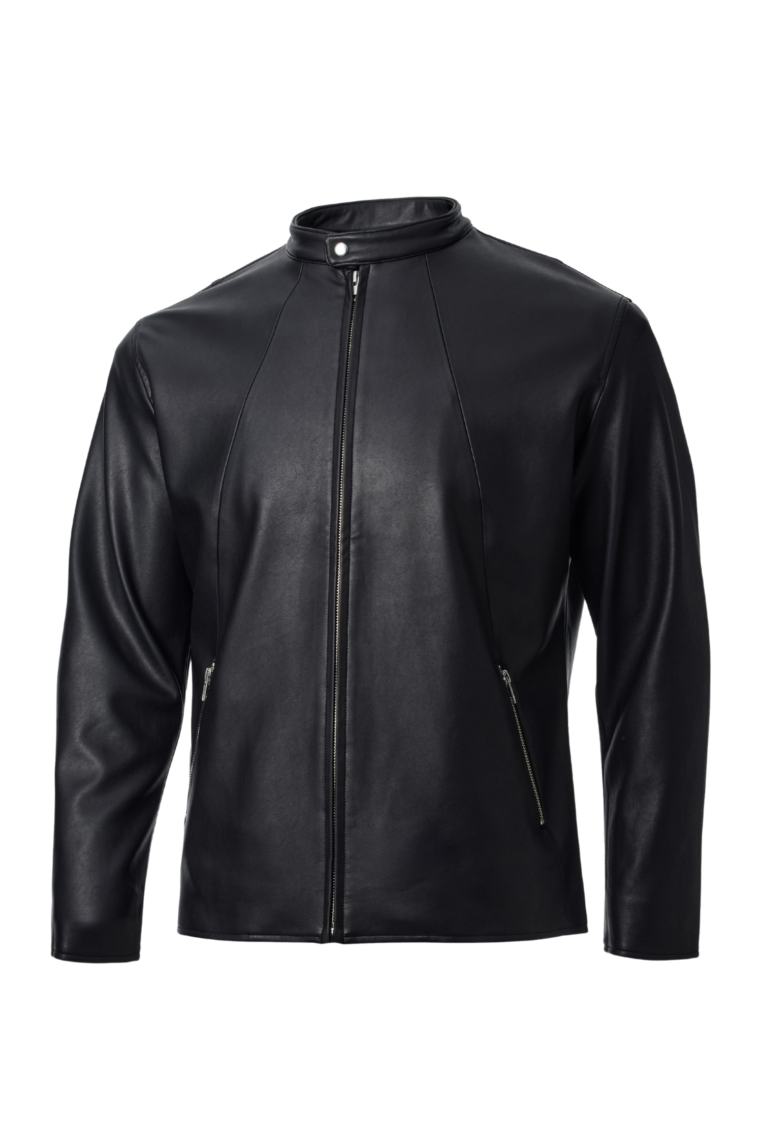 【上半身が鋭く映える】 ストレッチ ライダースジャケット