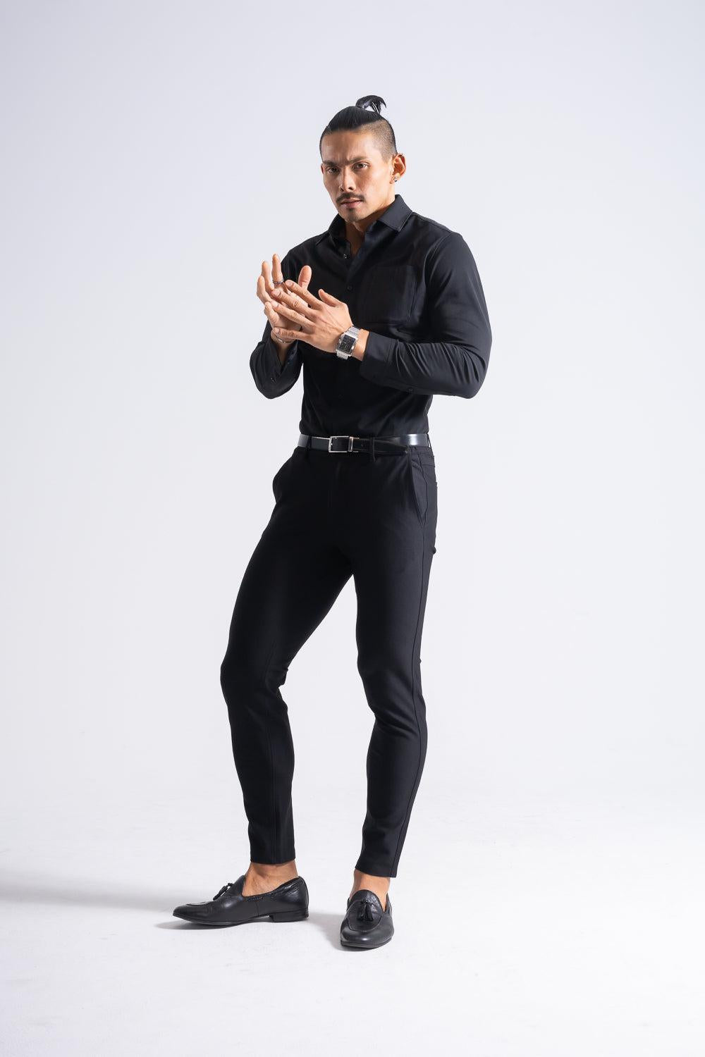 Prime Stretch Shirt - BLACK