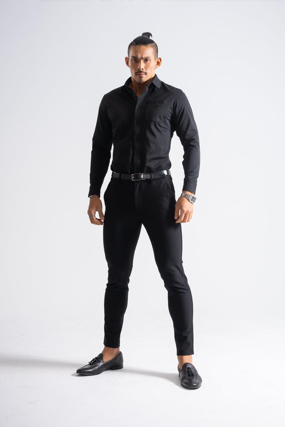 Prime Stretch Shirt - BLACK