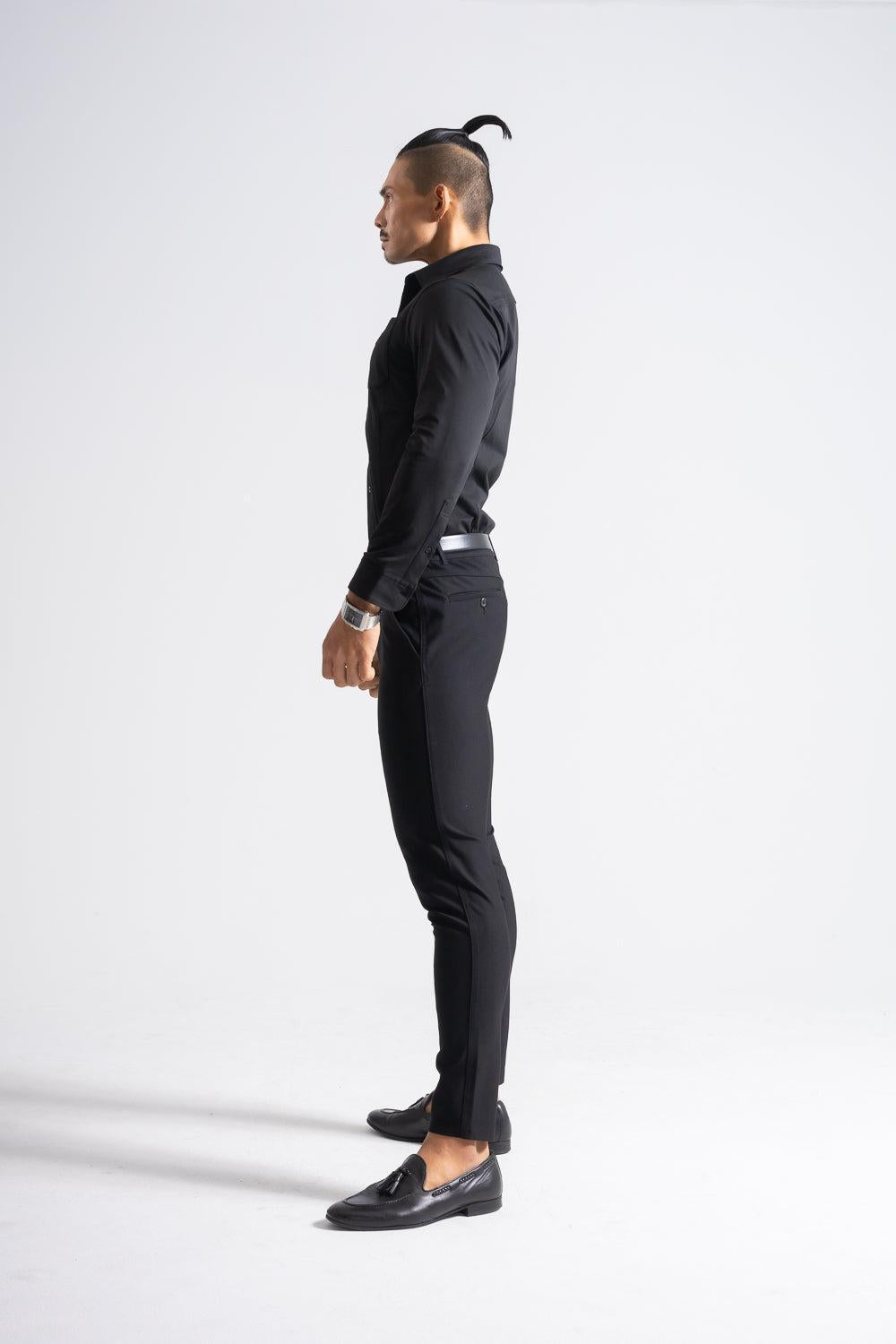 Prime Stretch Shirt - BLACK