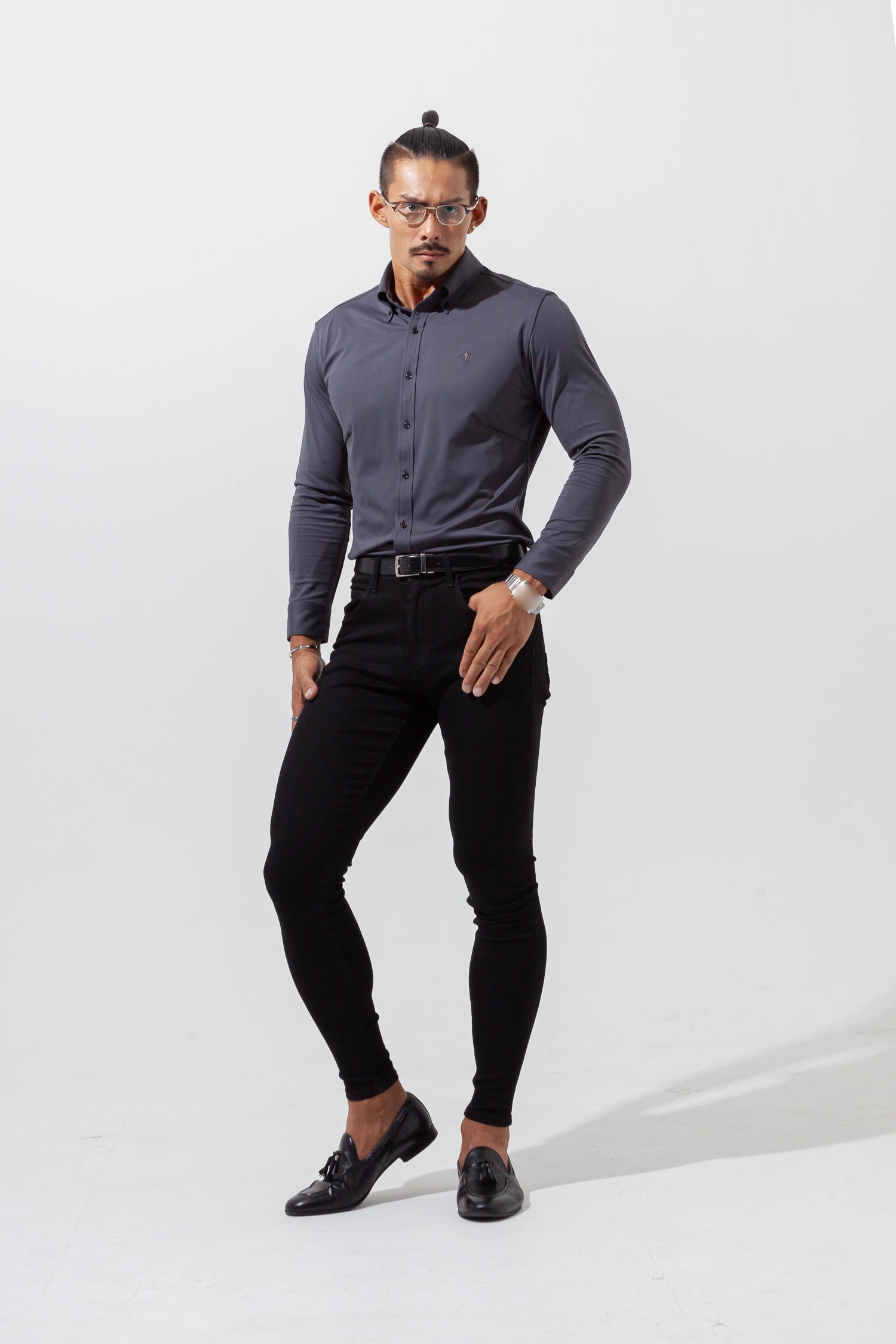 【売れ筋No.1シャツ】 極上シルエットストレッチ ボタンダウンシャツ