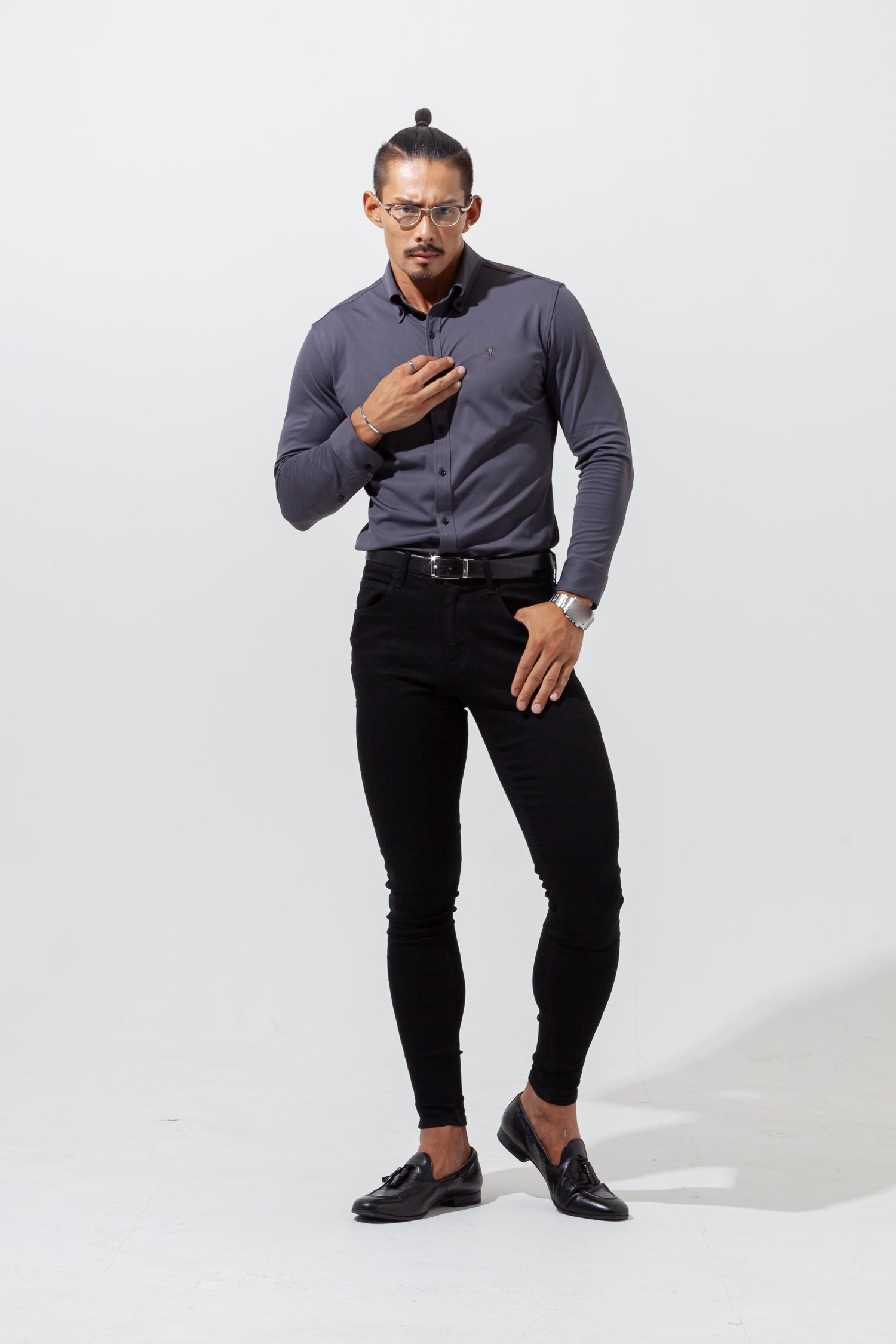 【売れ筋No.1シャツ】 極上シルエットストレッチ ボタンダウンシャツ