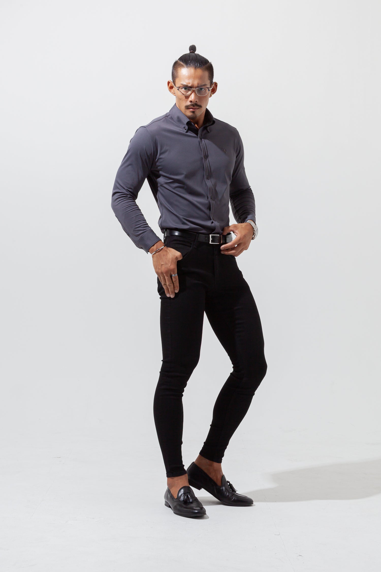 【売れ筋No.1シャツ】 極上シルエットストレッチ ボタンダウンシャツ