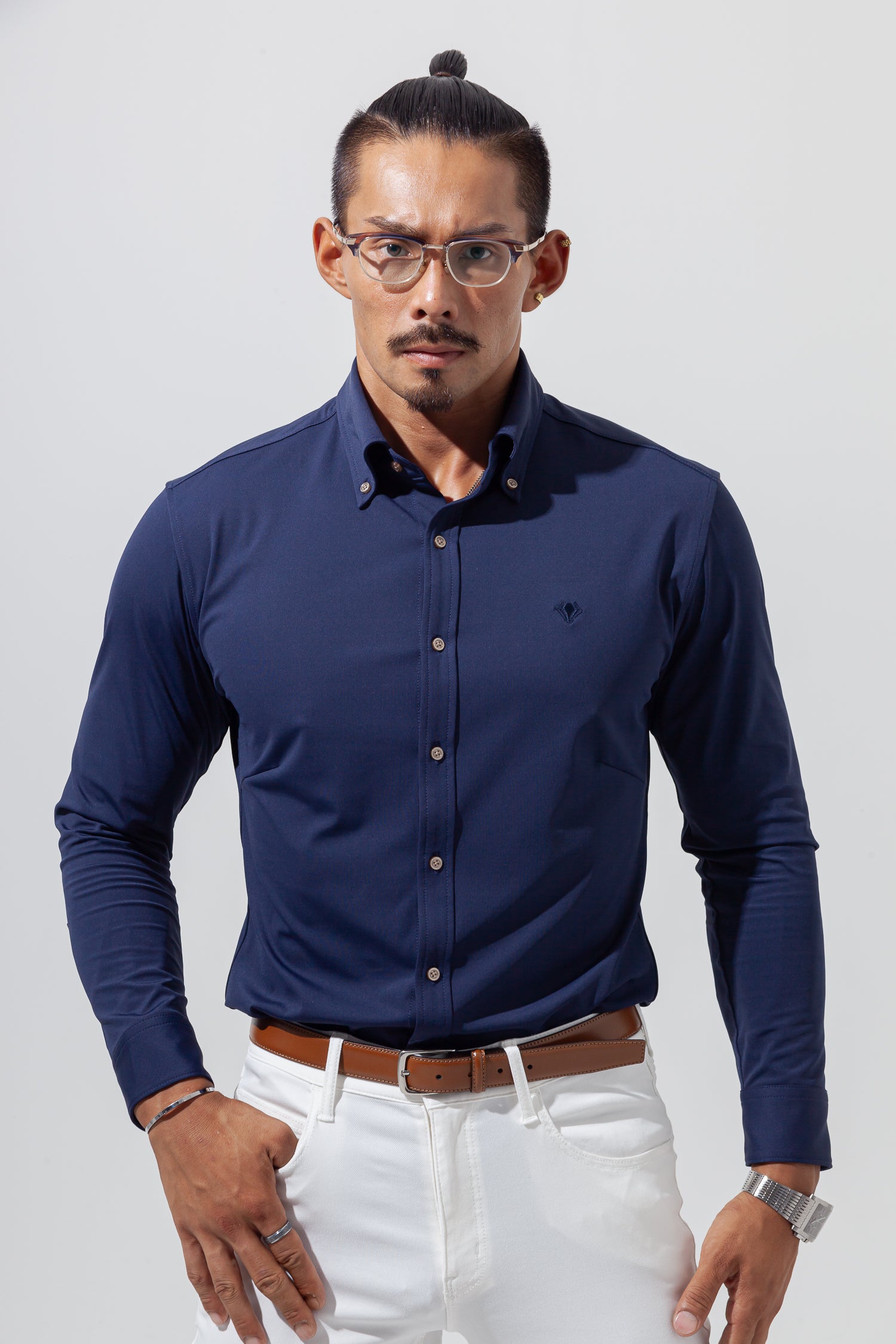 【売れ筋No.1シャツ】 極上シルエットストレッチ ボタンダウンシャツ