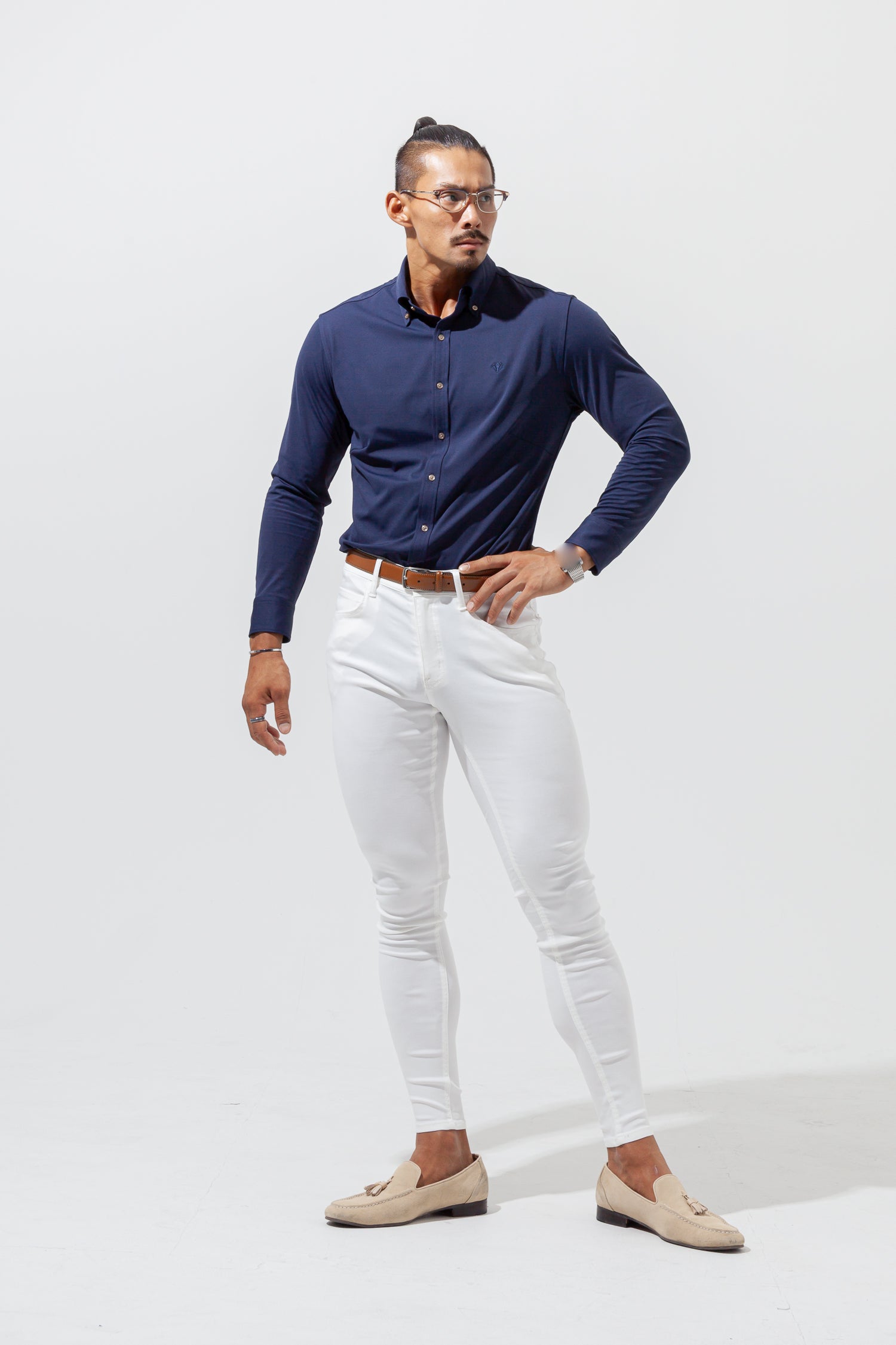 【売れ筋No.1シャツ】 極上シルエットストレッチ ボタンダウンシャツ