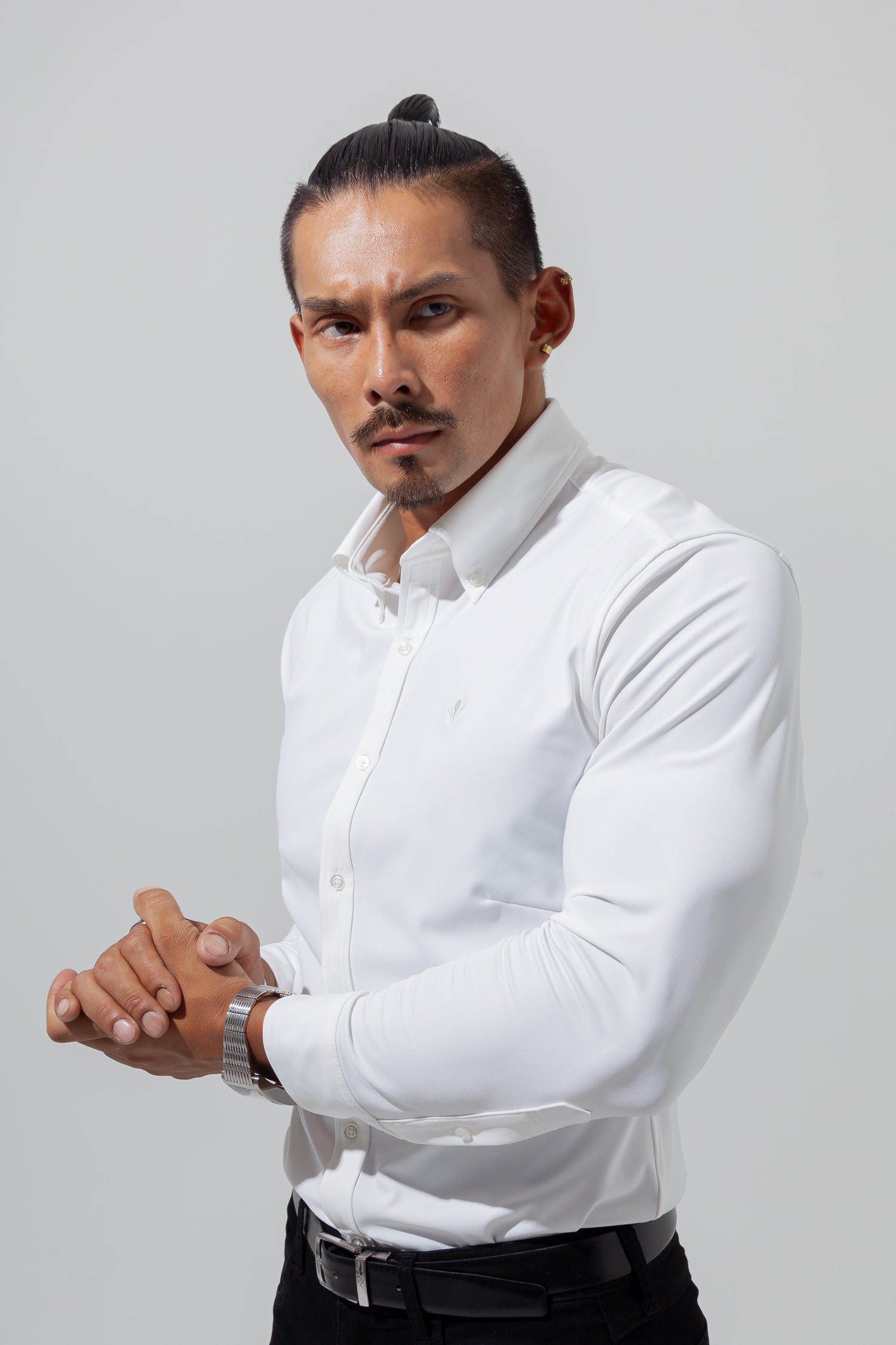 【売れ筋No.1シャツ】 極上シルエットストレッチ ボタンダウンシャツ