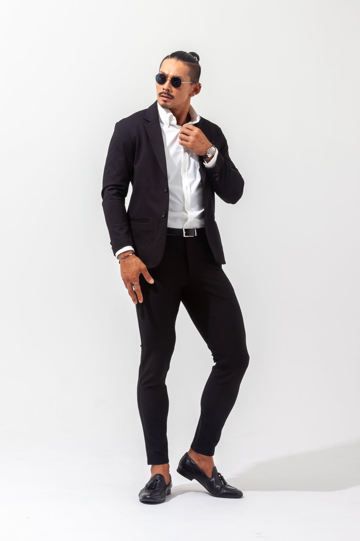 【RE-ARRIVAL】 【脚がキレイに見える】 ハイパーストレッチパンツ