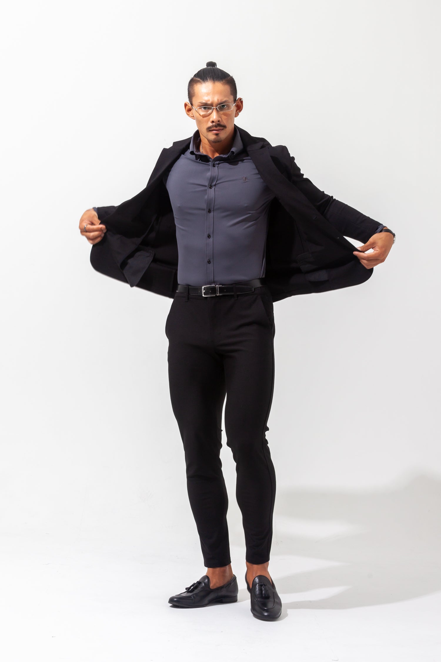 【RE-ARRIVAL】 【脚がキレイに見える】 ハイパーストレッチパンツ