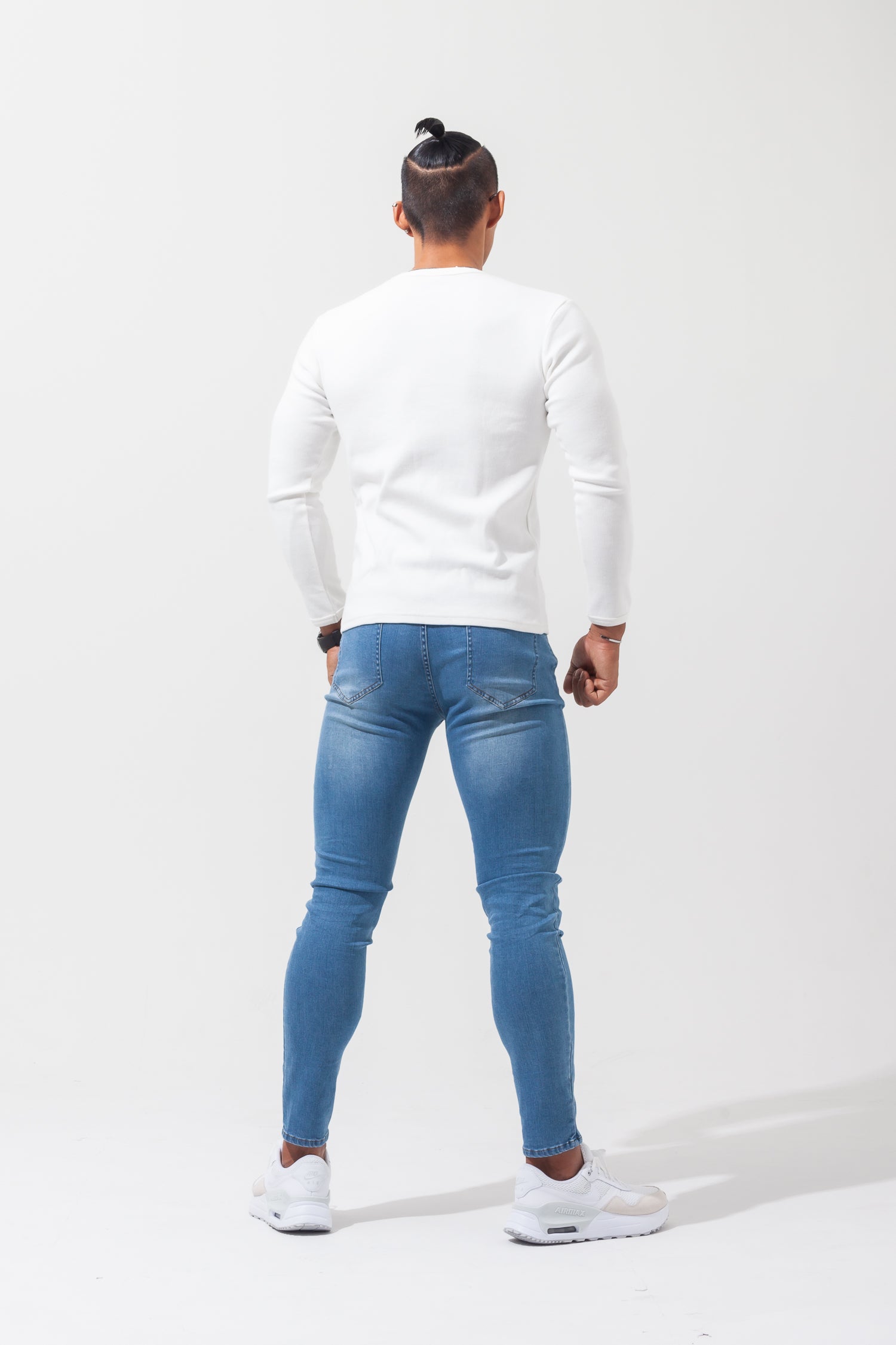 Henley Neck Long-Sleeve Tee