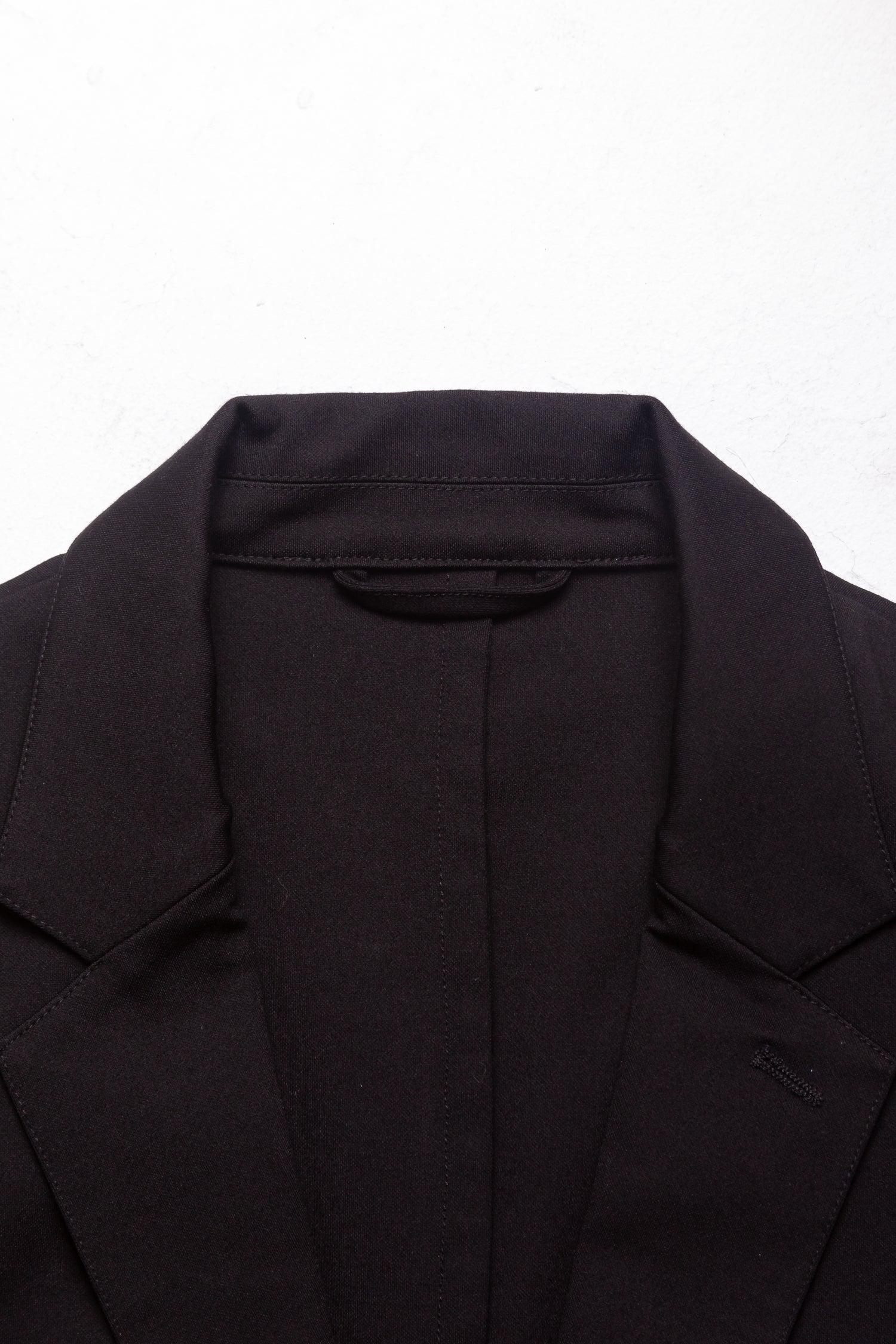 【想像以上のフィット感】 ハイパーストレッチジャケット ブラック