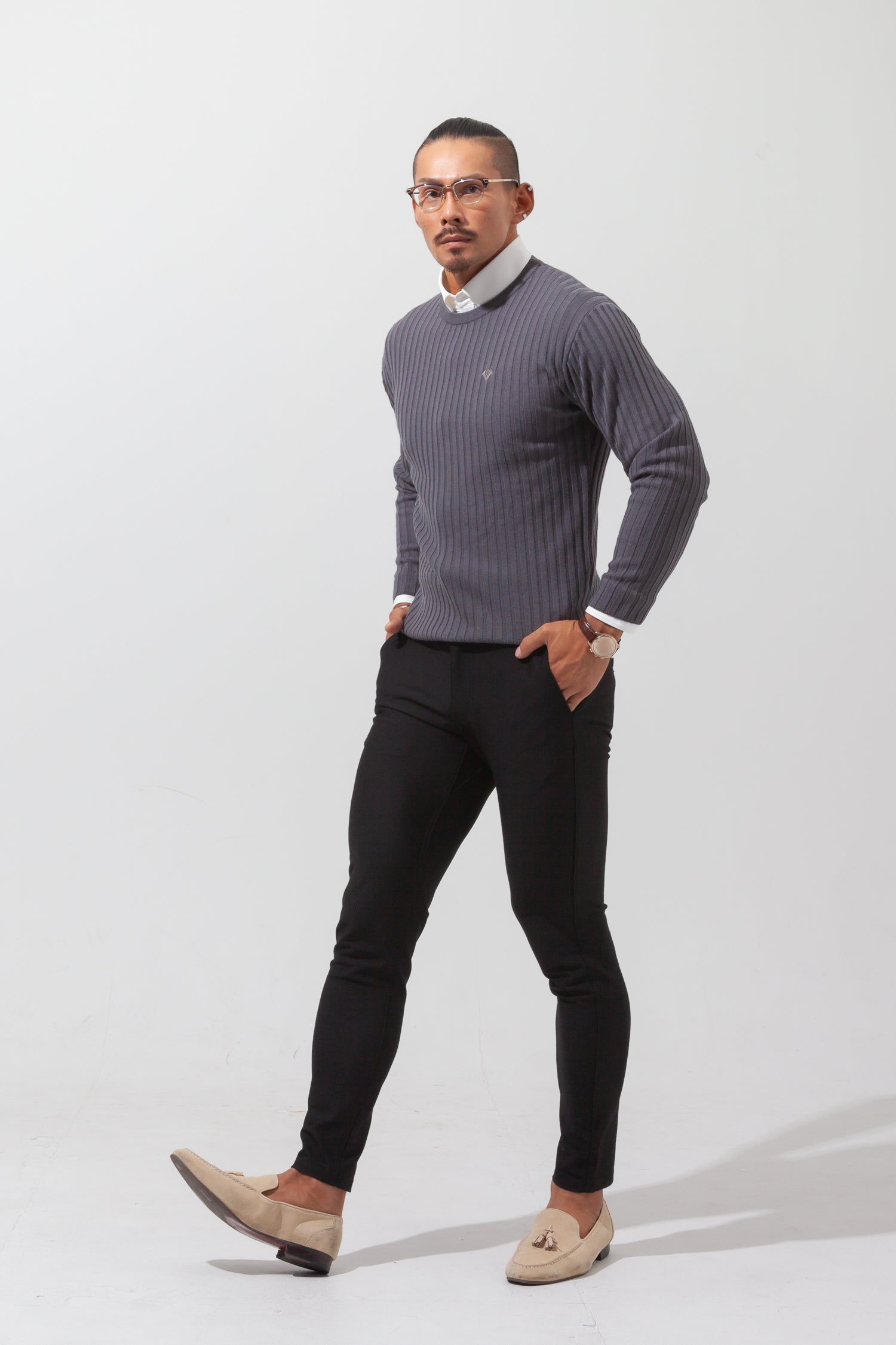 【RE-ARRIVAL】  Ribbed Knit