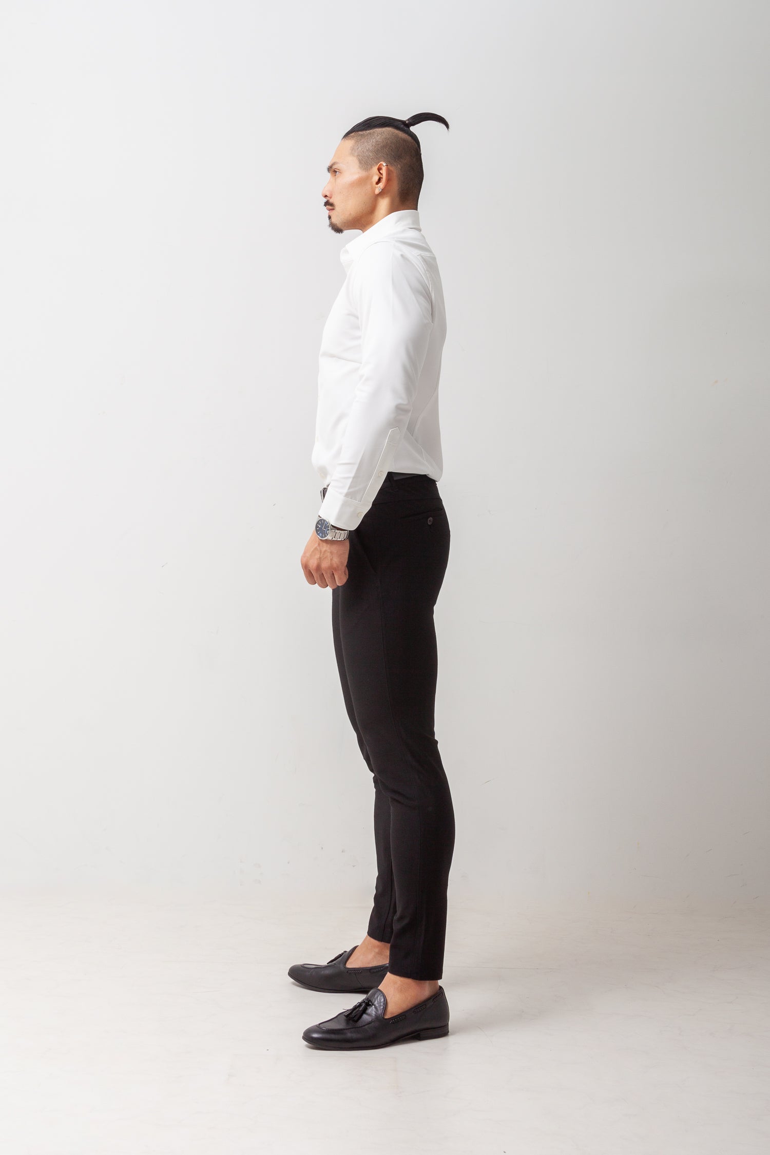 極上ストレッチワイドカラーシャツ