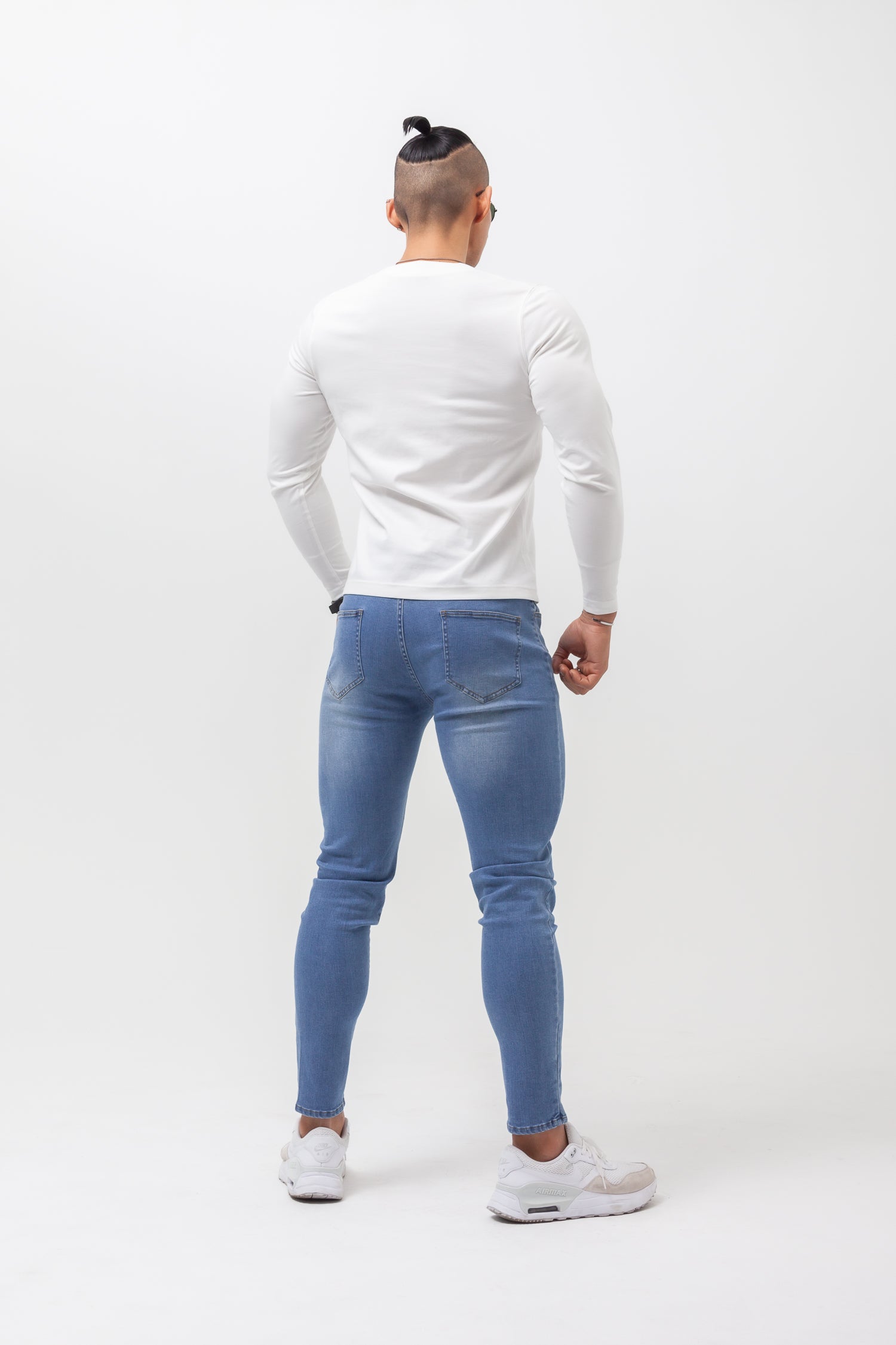 Concealed Zip Long-Sleeve Tee