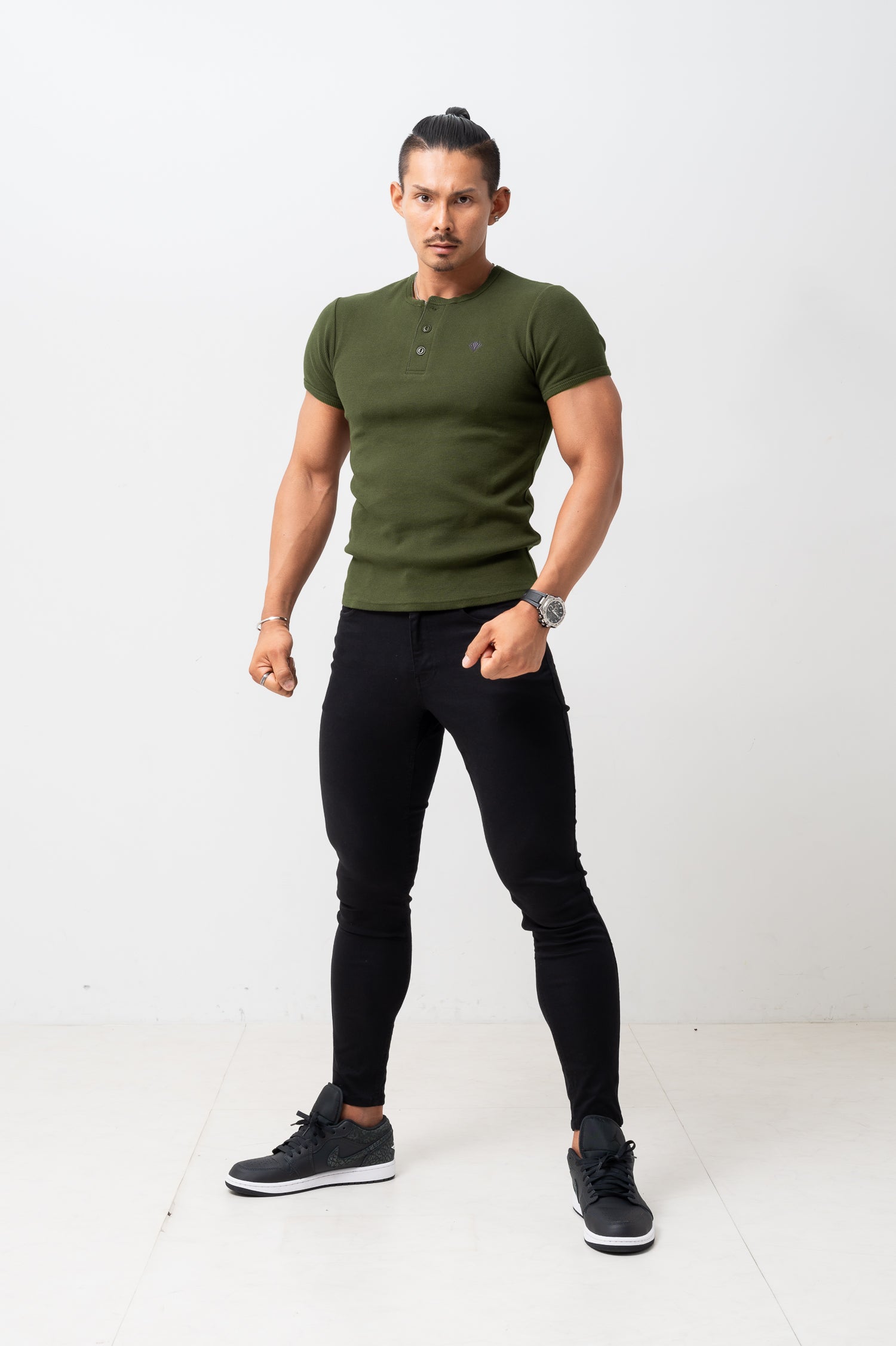 Military Henley Tee
