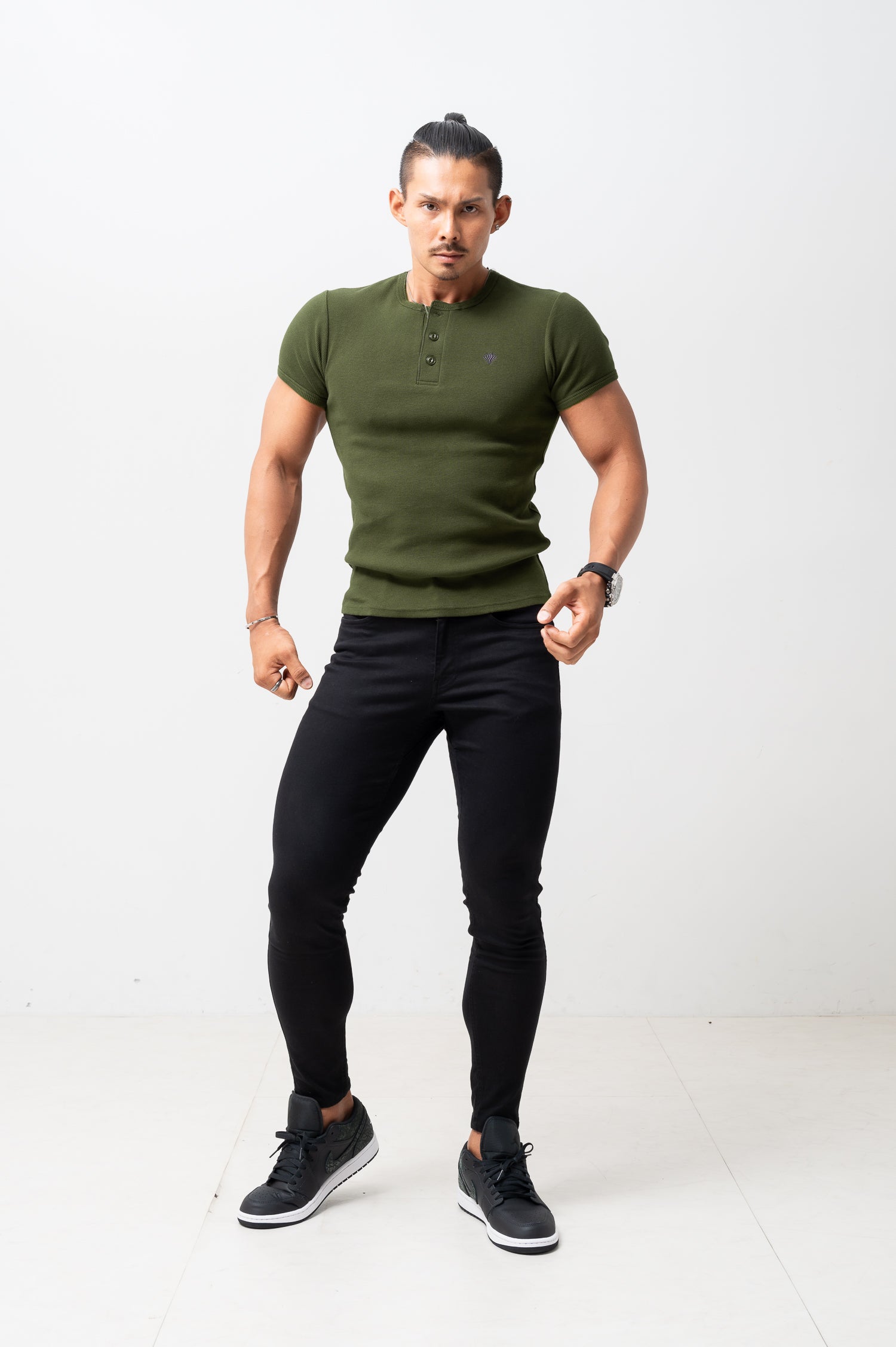 Military Henley Tee