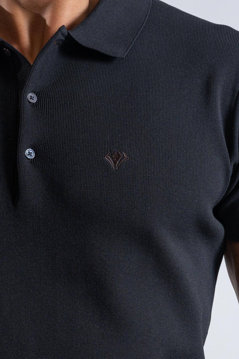【NEW】 Flex Knit Polo - BLACK