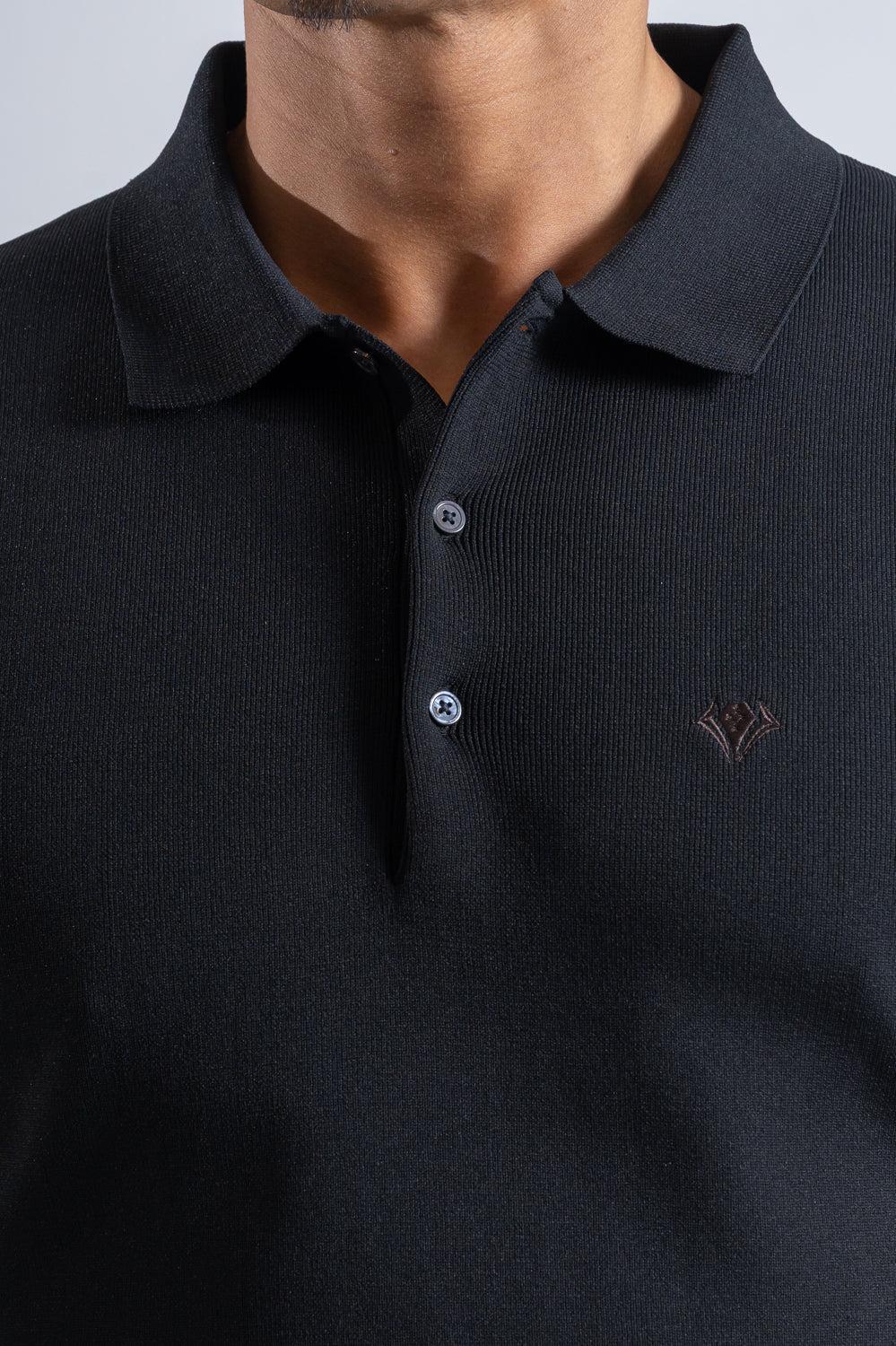 【NEW】 Flex Knit Polo - BLACK