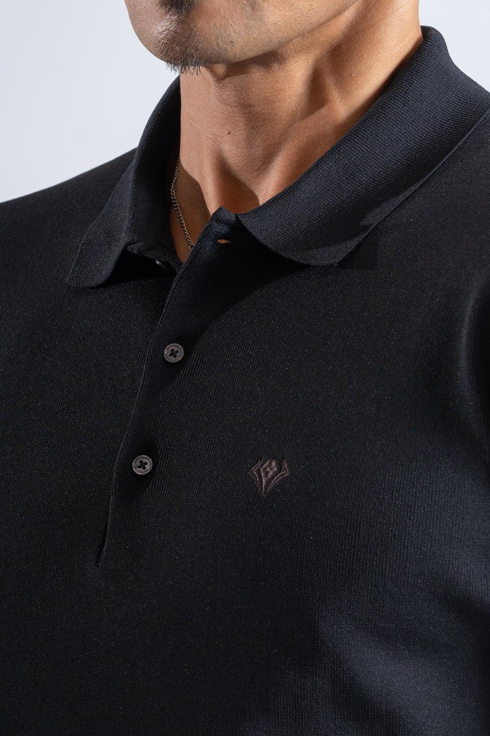 【NEW】 Flex Knit Polo - BLACK