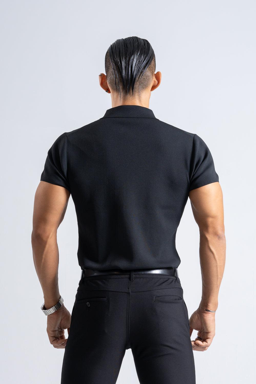 【NEW】 Flex Knit Polo - BLACK