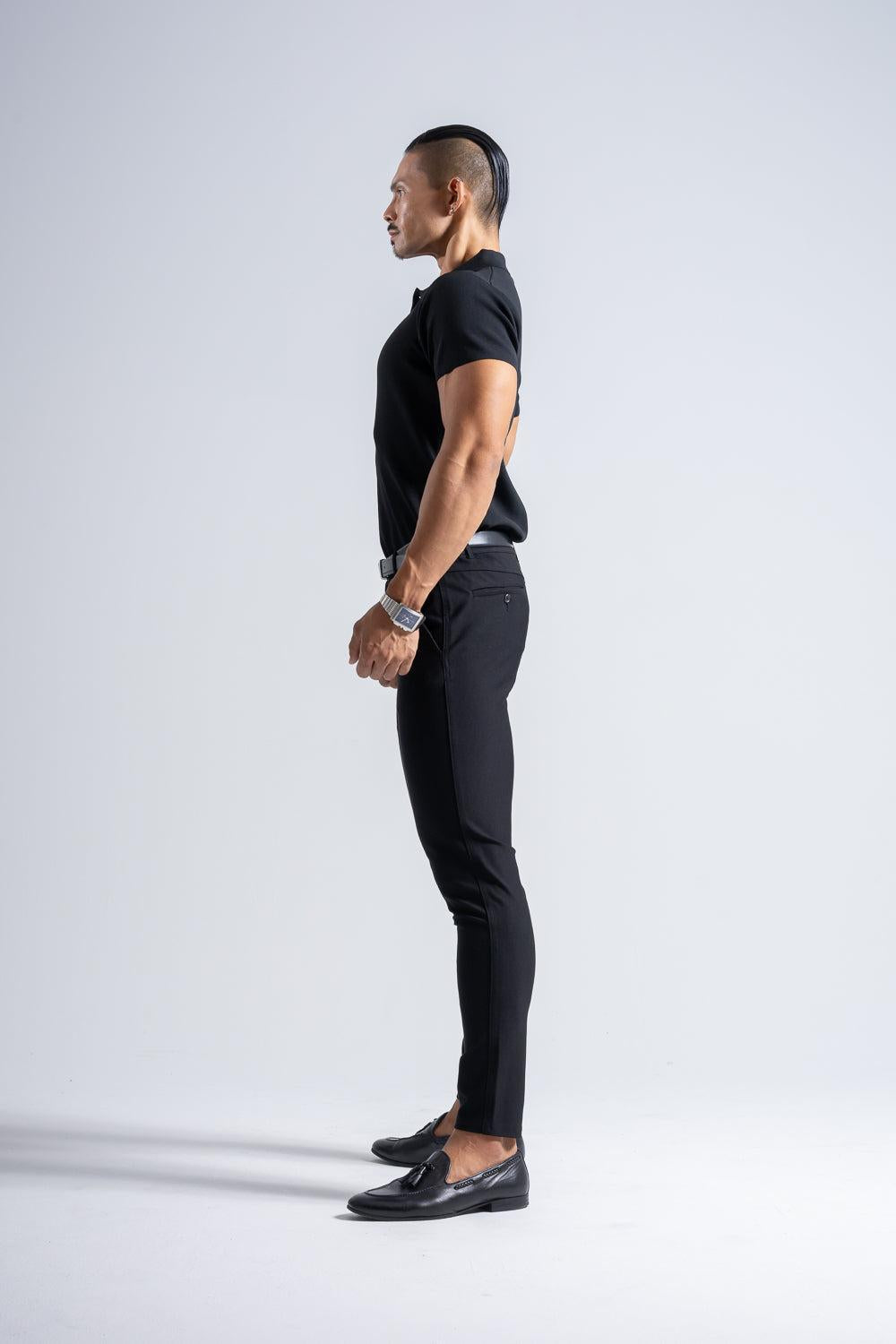 【NEW】 Flex Knit Polo - BLACK