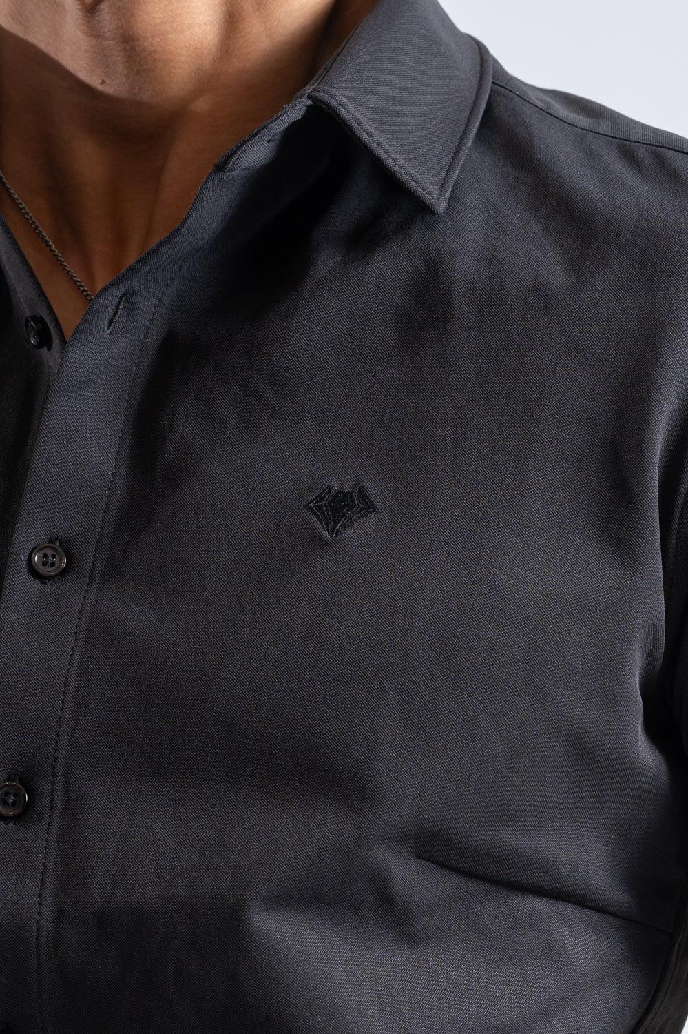 Prime Stretch Shirt Short-sleeve - BLACK