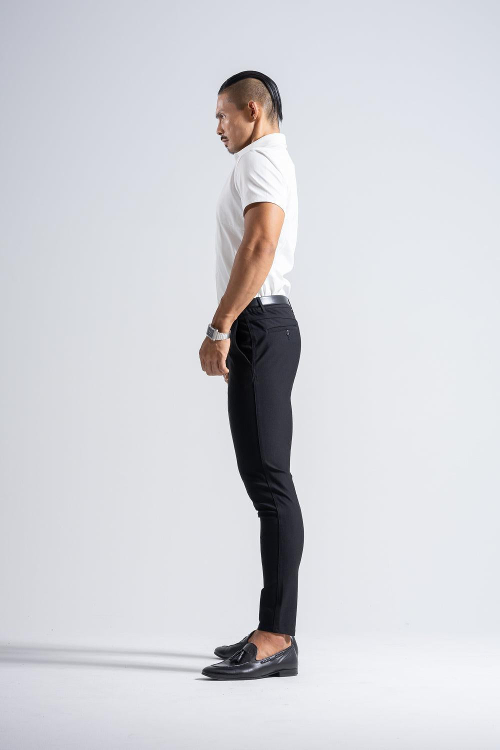 Prime Stretch Shirt Short-sleeve - WHITE