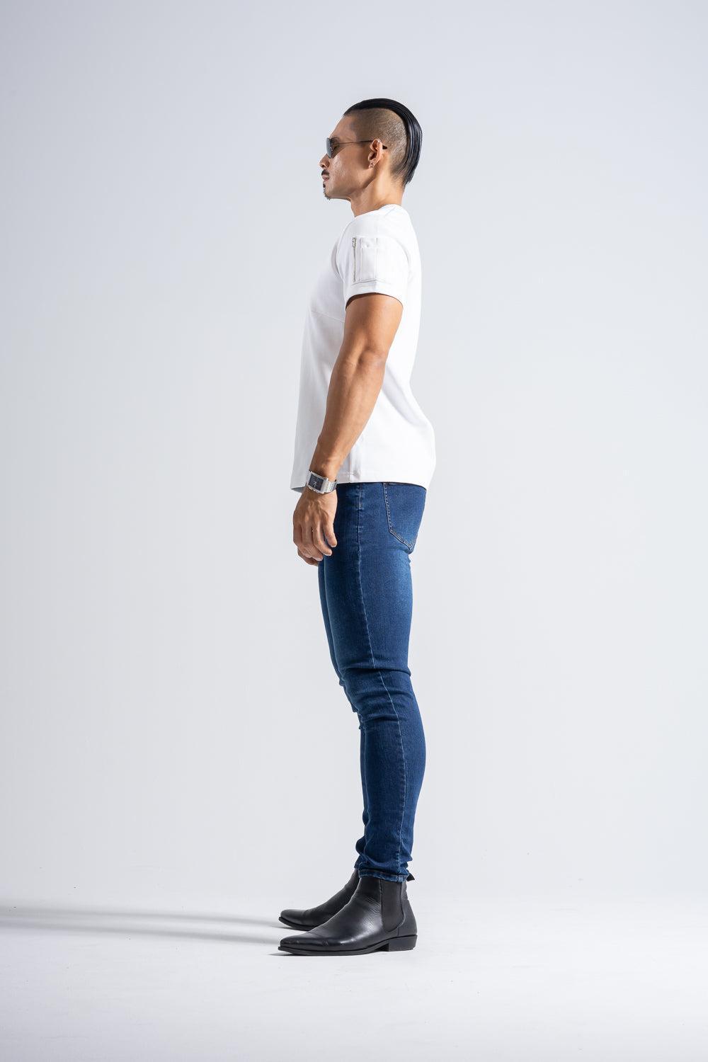 Cargo Pocket Tee - WHITE