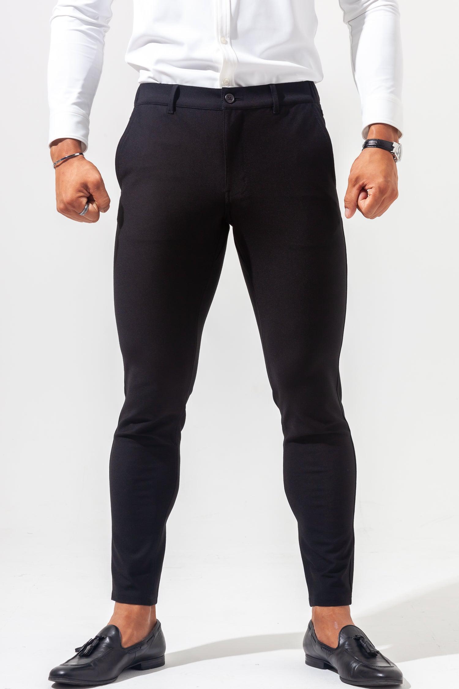 【RE-ARRIVAL】 【脚がキレイに見える】 ハイパーストレッチパンツ