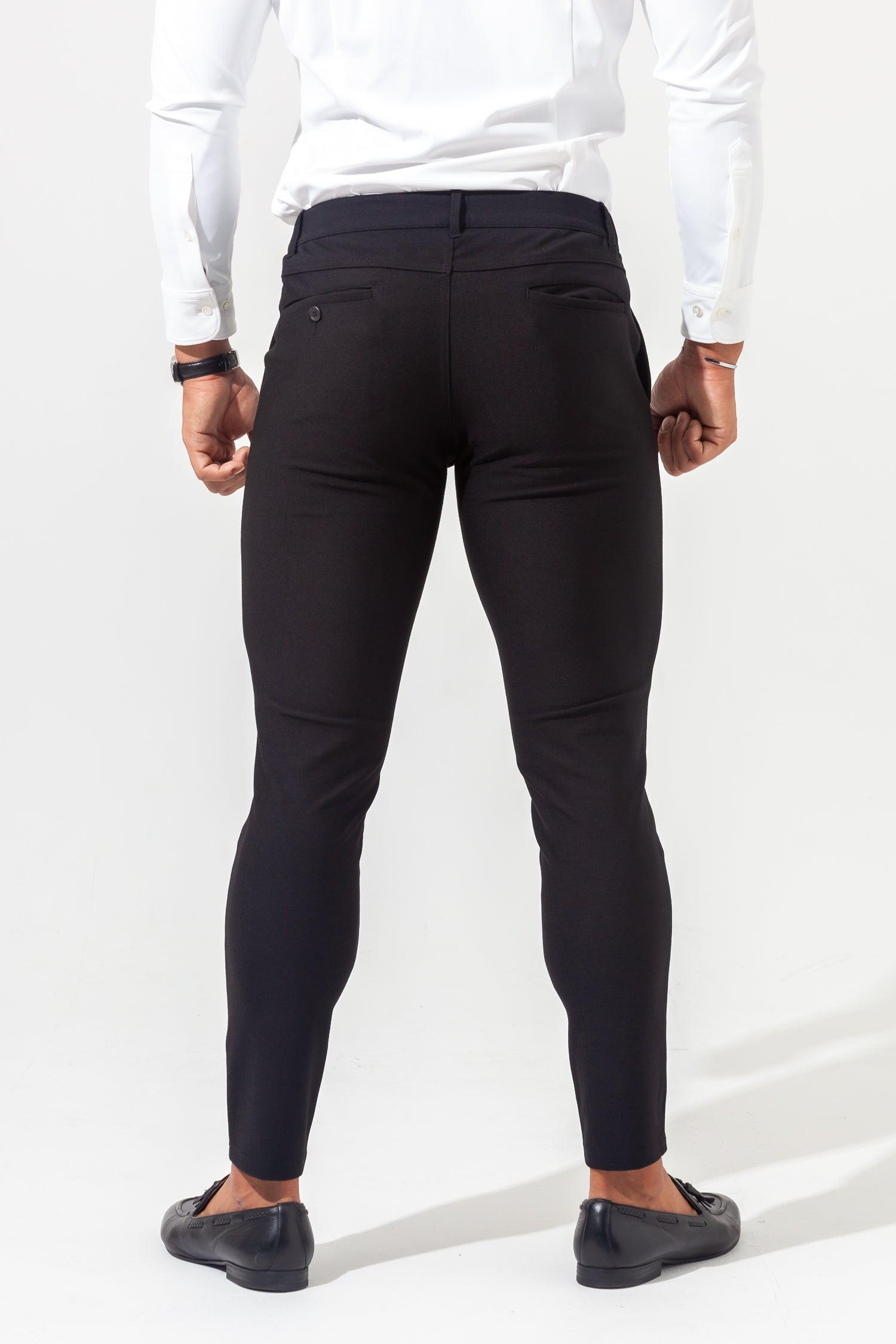 【RE-ARRIVAL】 【脚がキレイに見える】 ハイパーストレッチパンツ