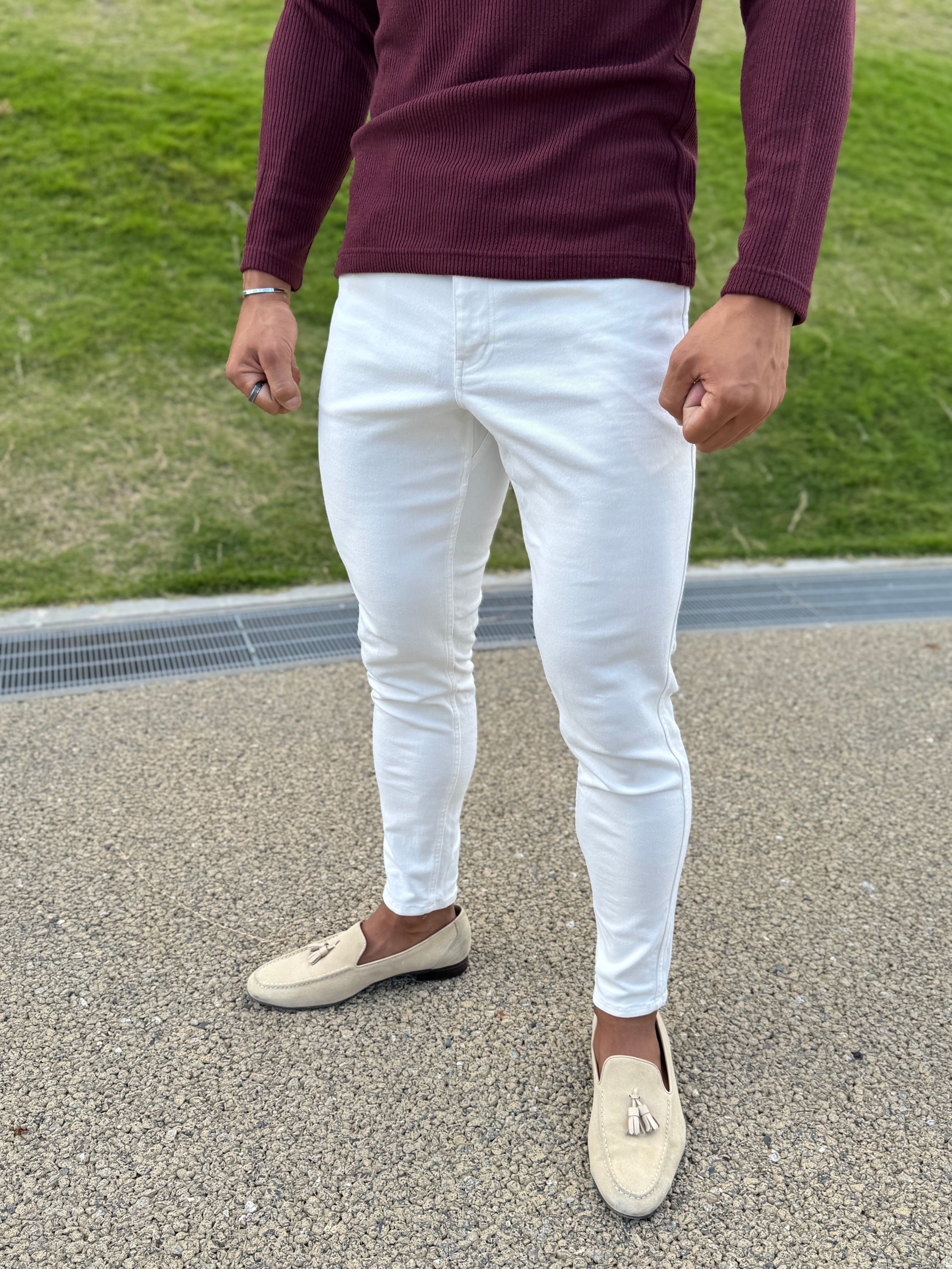 【強靭な脚がカッコ良い】 ハイストレッチスリムパンツ