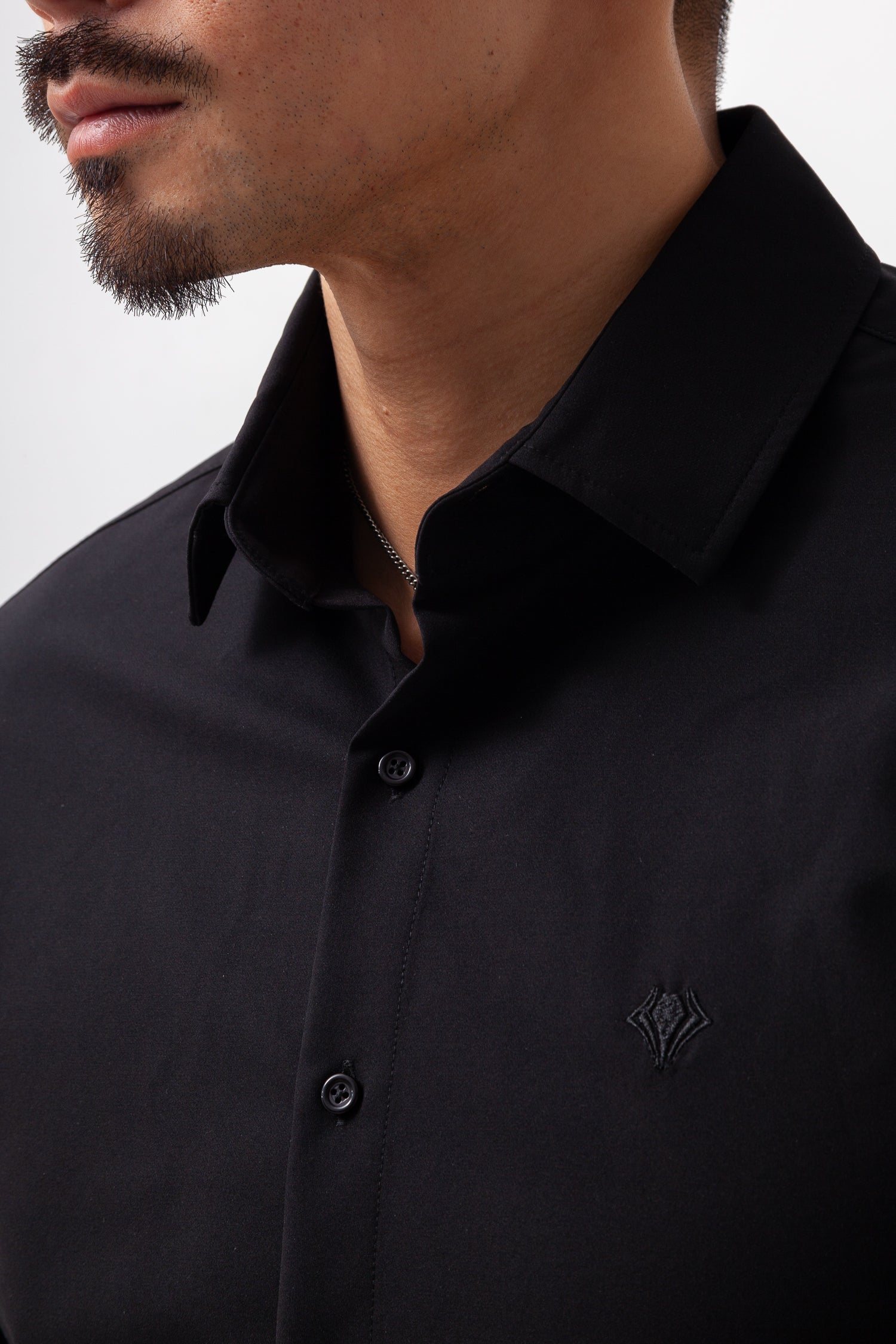 極上ストレッチワイドカラーシャツ