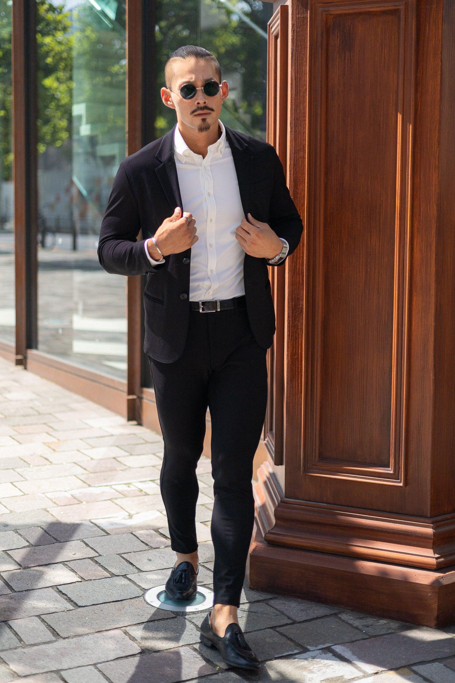 【RE-ARRIVAL】 【脚がキレイに見える】 ハイパーストレッチパンツ