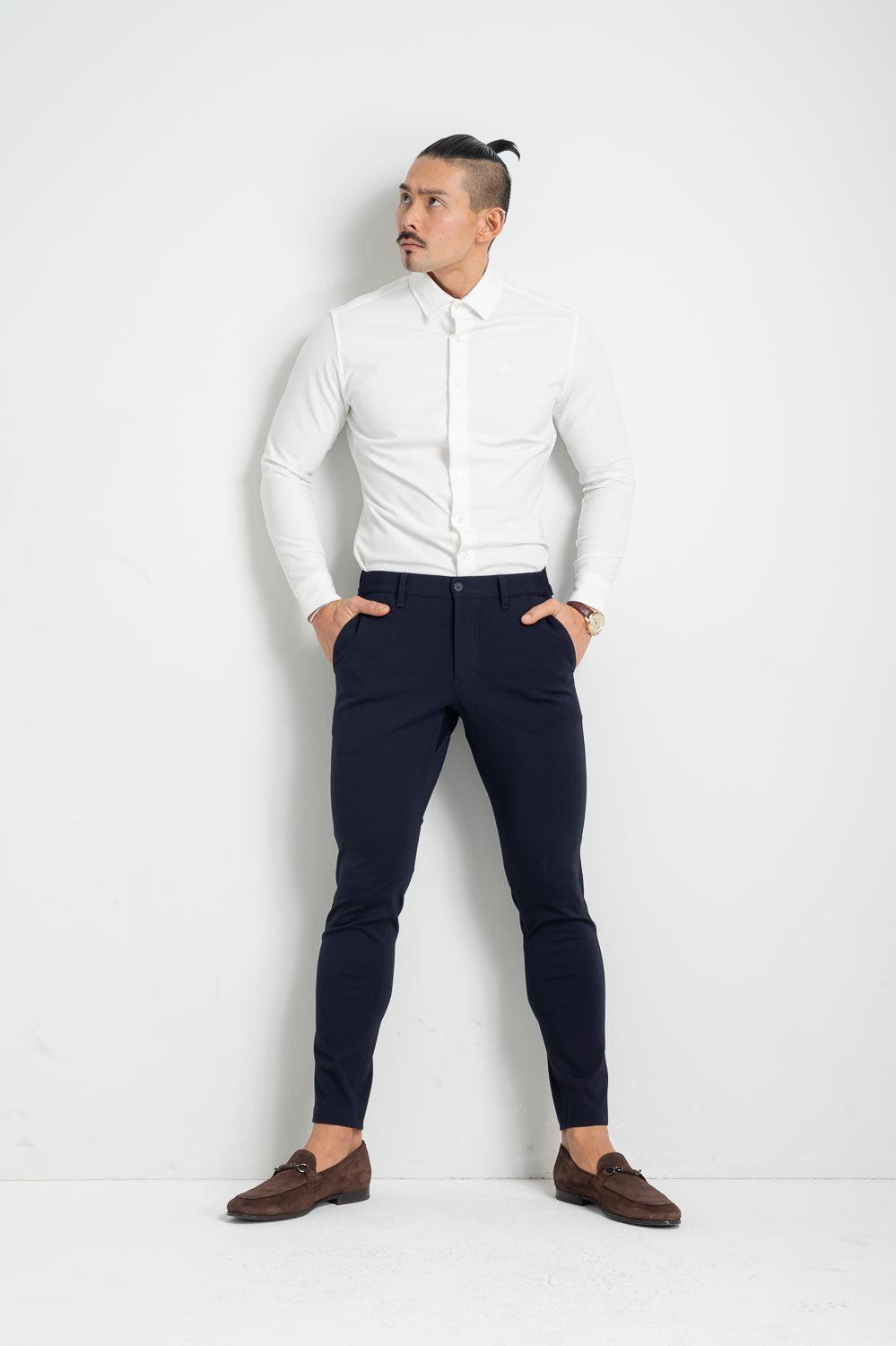 ハイパーストレッチパンツ ネイビー