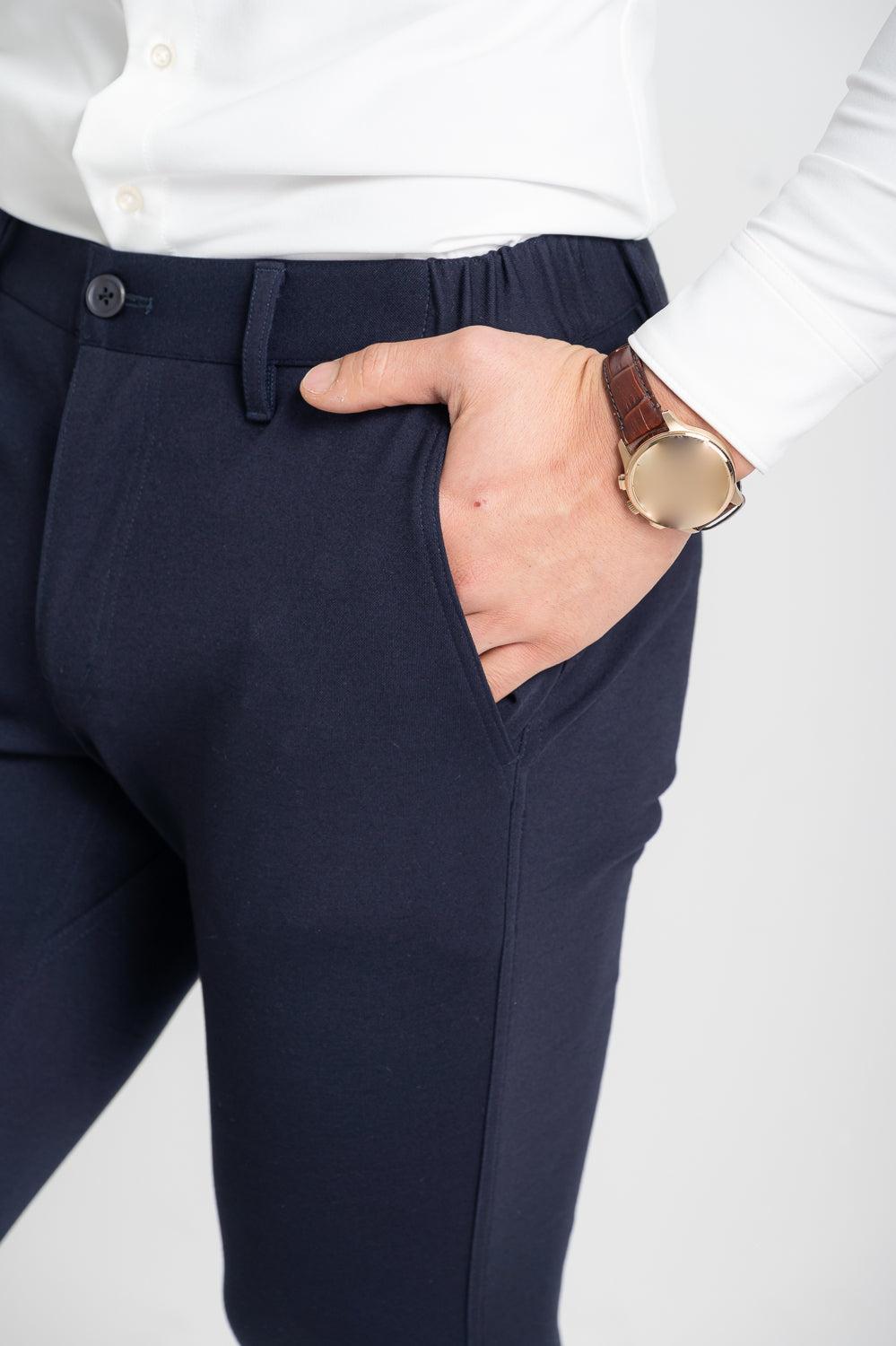 ハイパーストレッチパンツ ネイビー