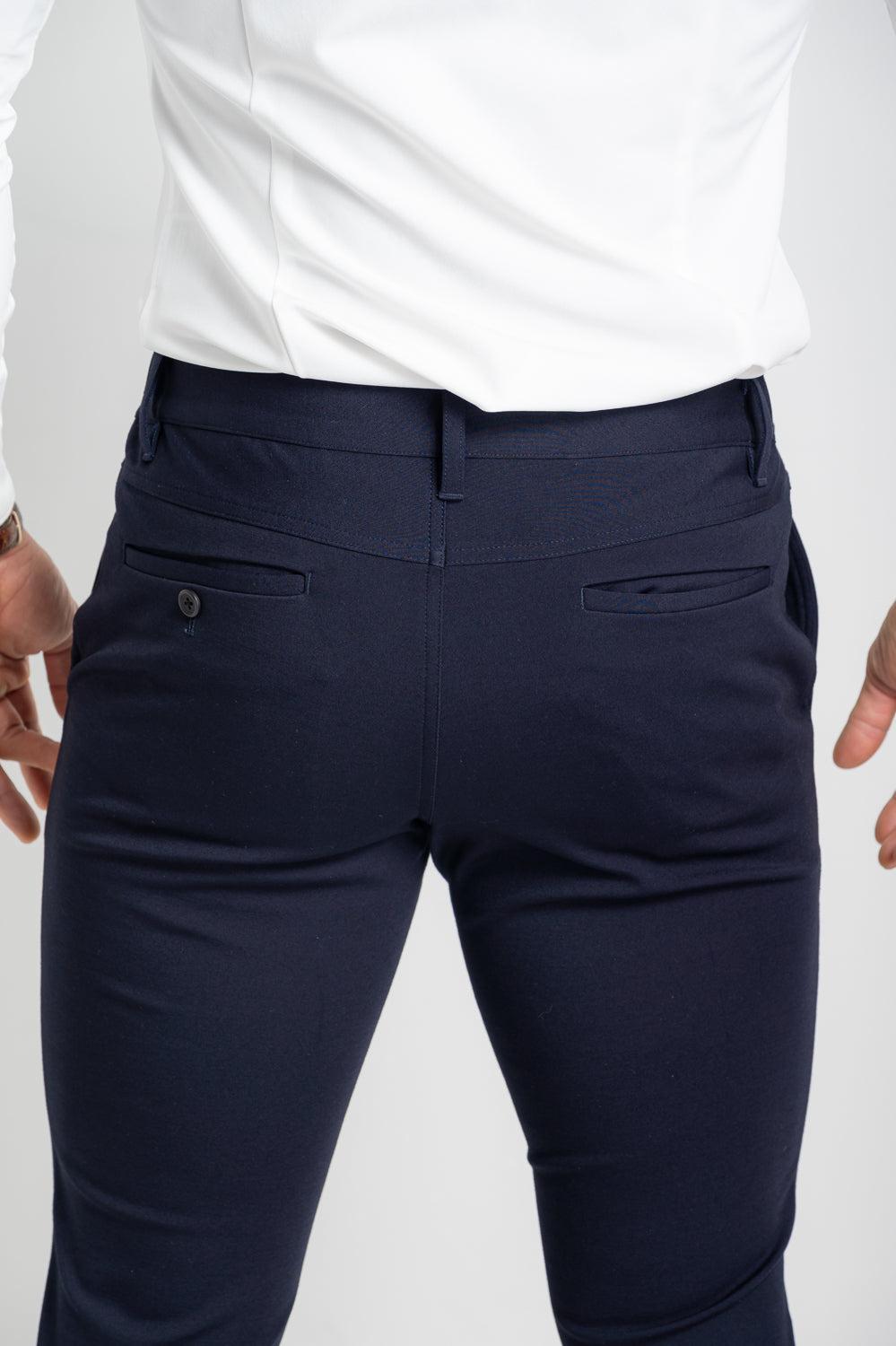 【RE-ARRIVAL】 【脚がキレイに見える】 ハイパーストレッチパンツ