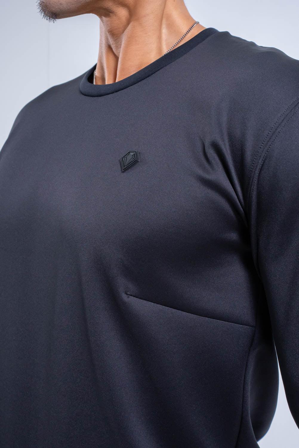 【NEW ARRIVAL】 PVC Emblem Long sleeve Tee