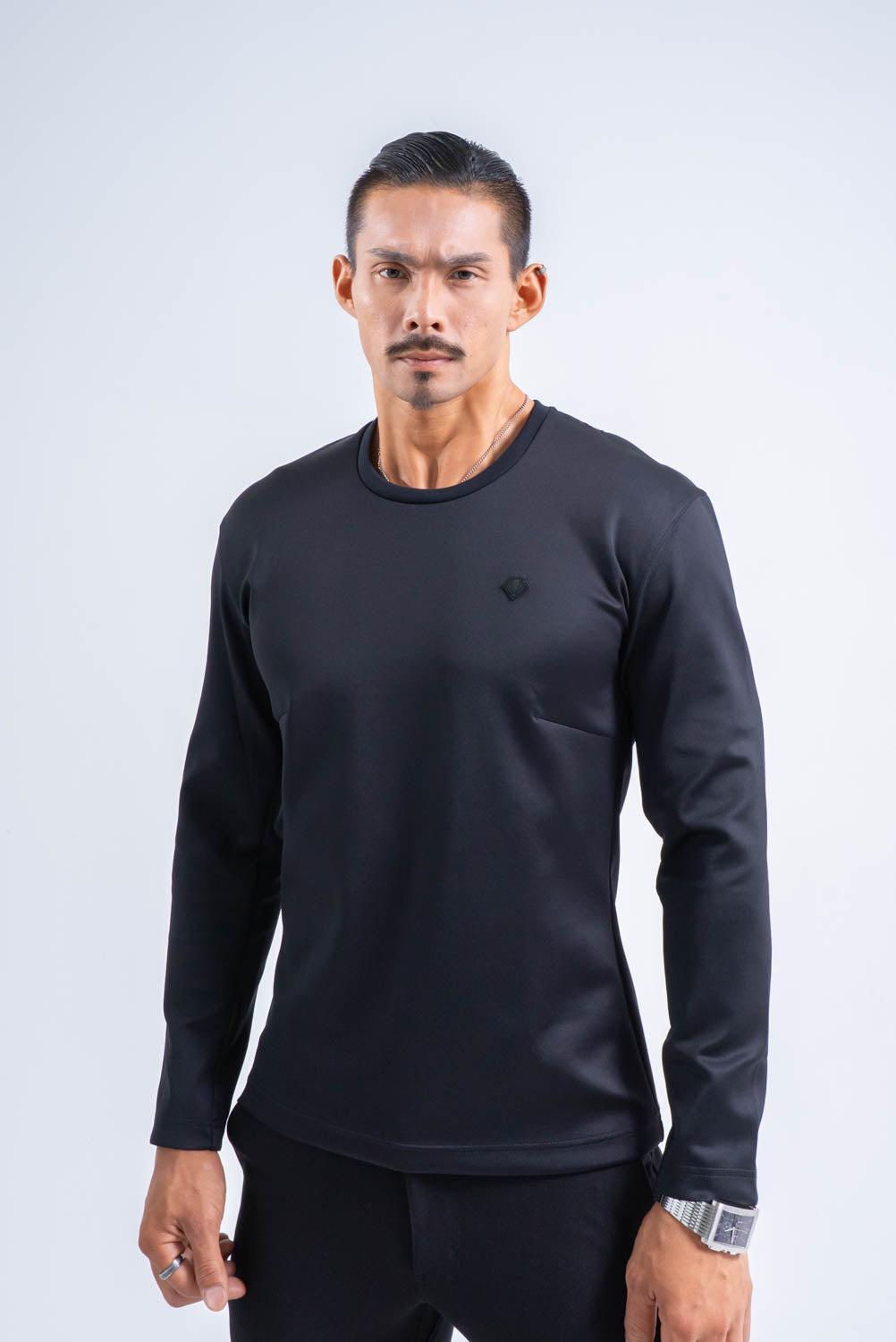 【NEW ARRIVAL】 PVC Emblem Long sleeve Tee