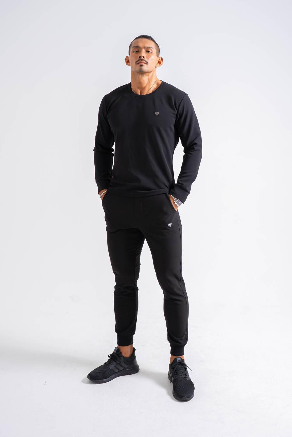 【NEW】 Hybrid Tee Long Sleeve - BLACK